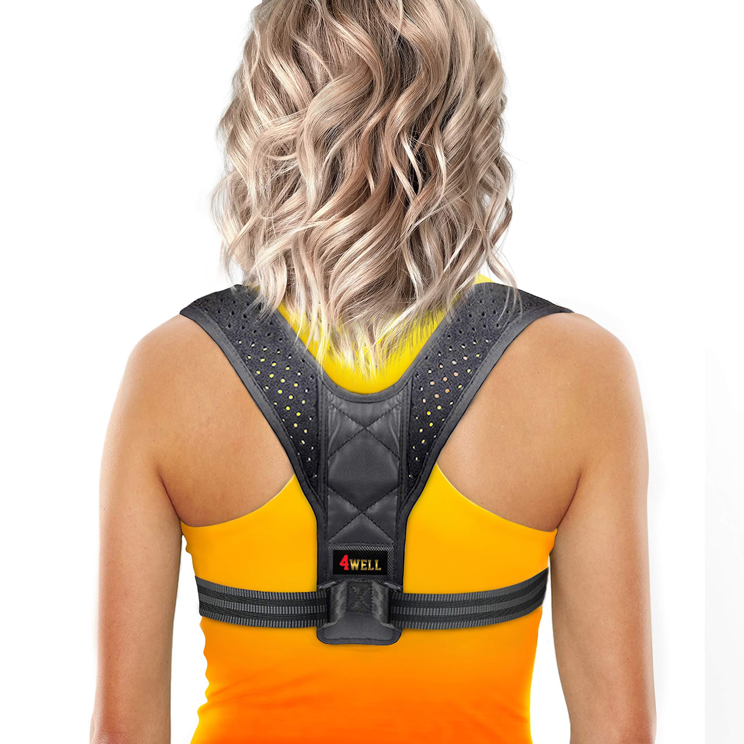 Posture Corrector for Women & Men - Comfortable Brace for Spinal ...