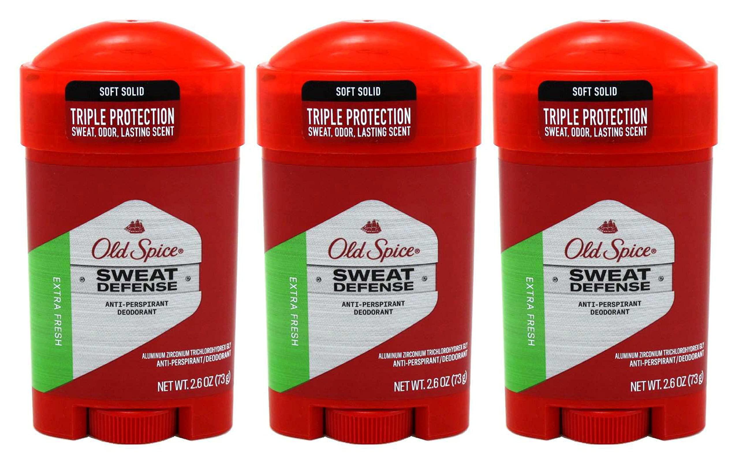 Old Spice Anti-Perspirant Fresh Solid, 3 Oz – 2er-Pack, 48h Schutz Gegen Schweiß & Geruch