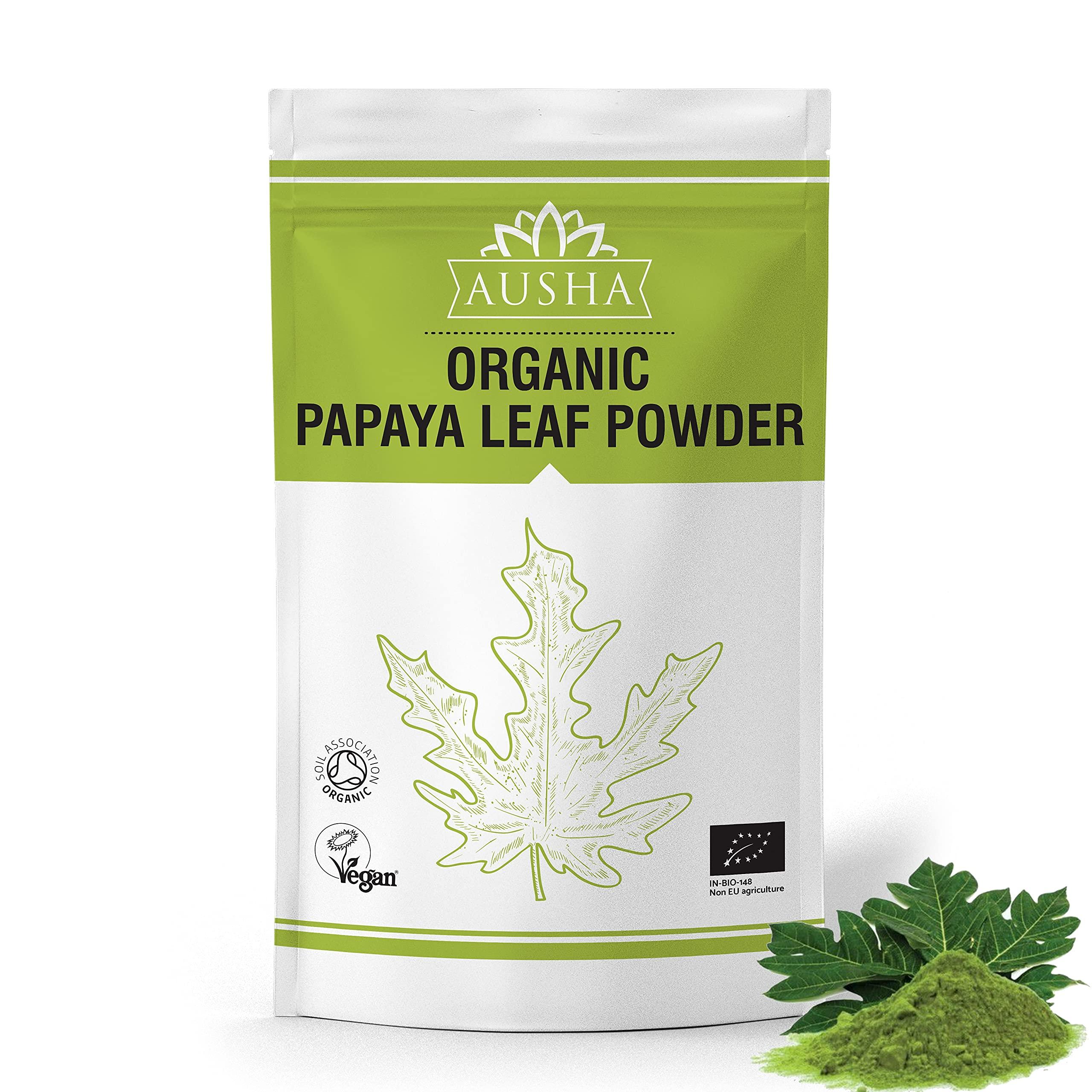 Ausha Organic Papaya Leaf Powder 100g | Boost Platelet Count & Immunity ...