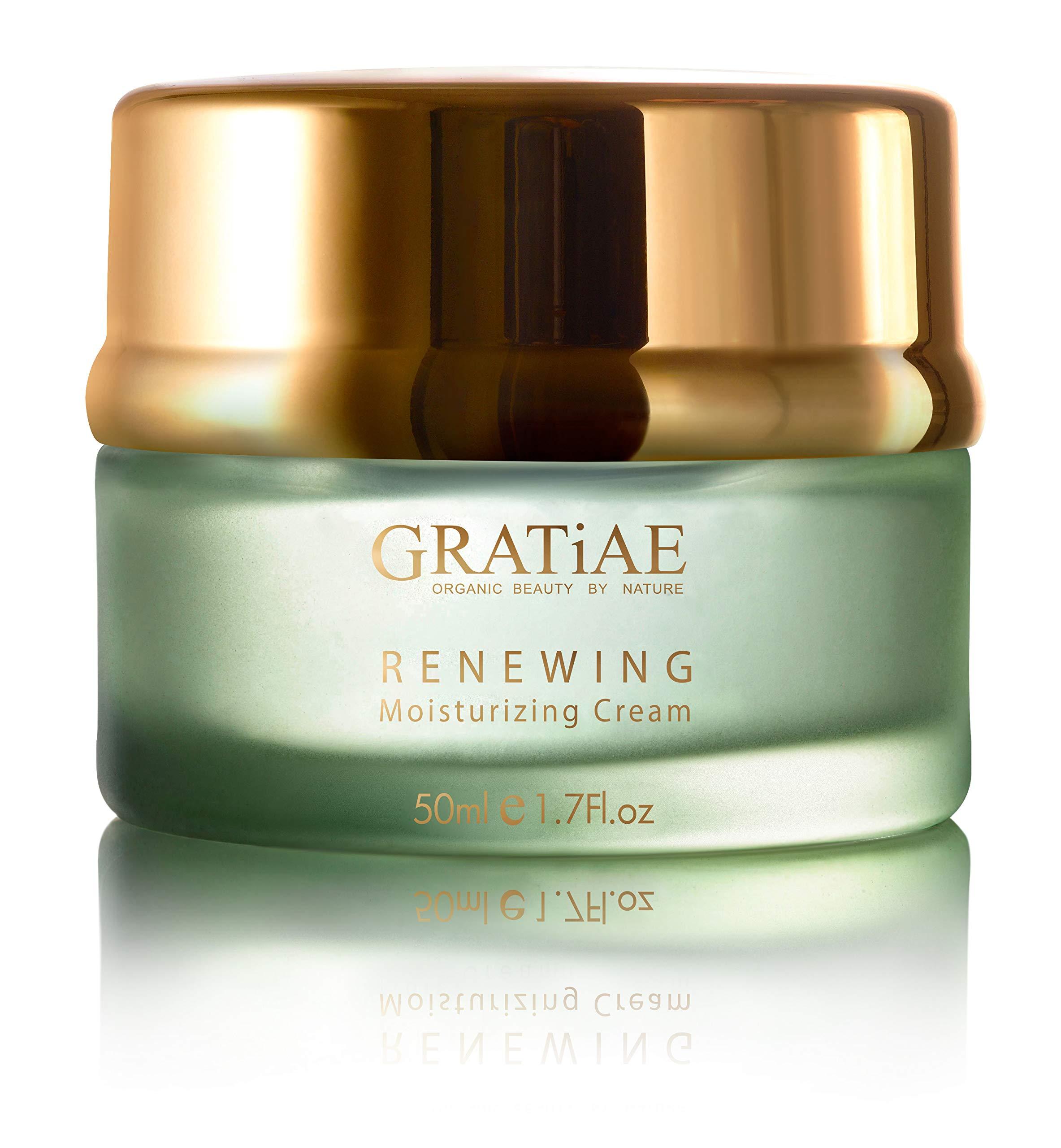 フェイスクリーム GRATIAE Renewing Cream 50ml Gratiae Renewing Moisturizing Cream 1.7 Fl oz - Hydrating Anti