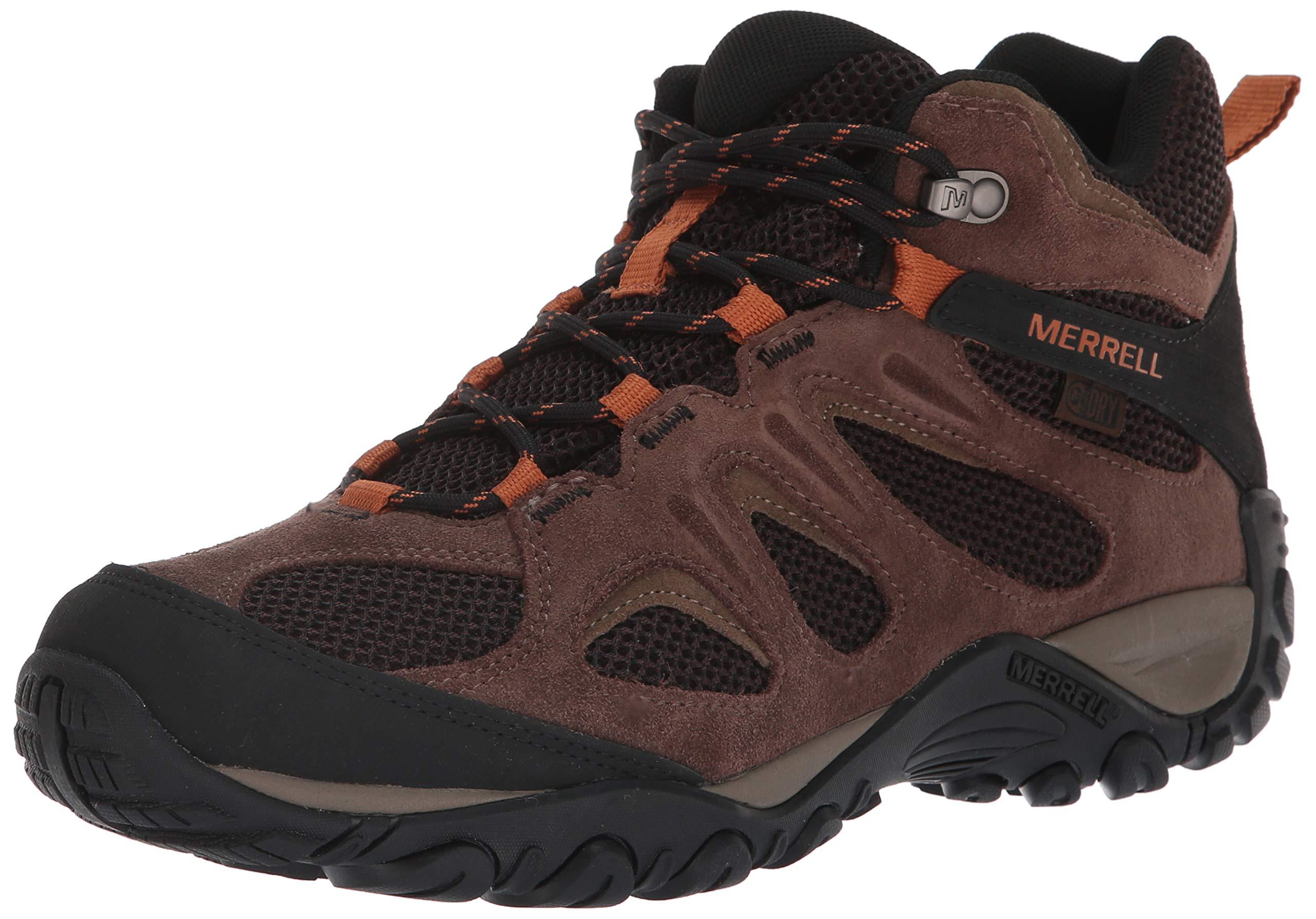 Merrell Gunsmoke Yokota Trail Mid Hiking Boots Mens Size 11 Brown J063015 Merrell Yokota Trail Waterproof J063015 Gunsmoke Hiking Shoe  main image 2