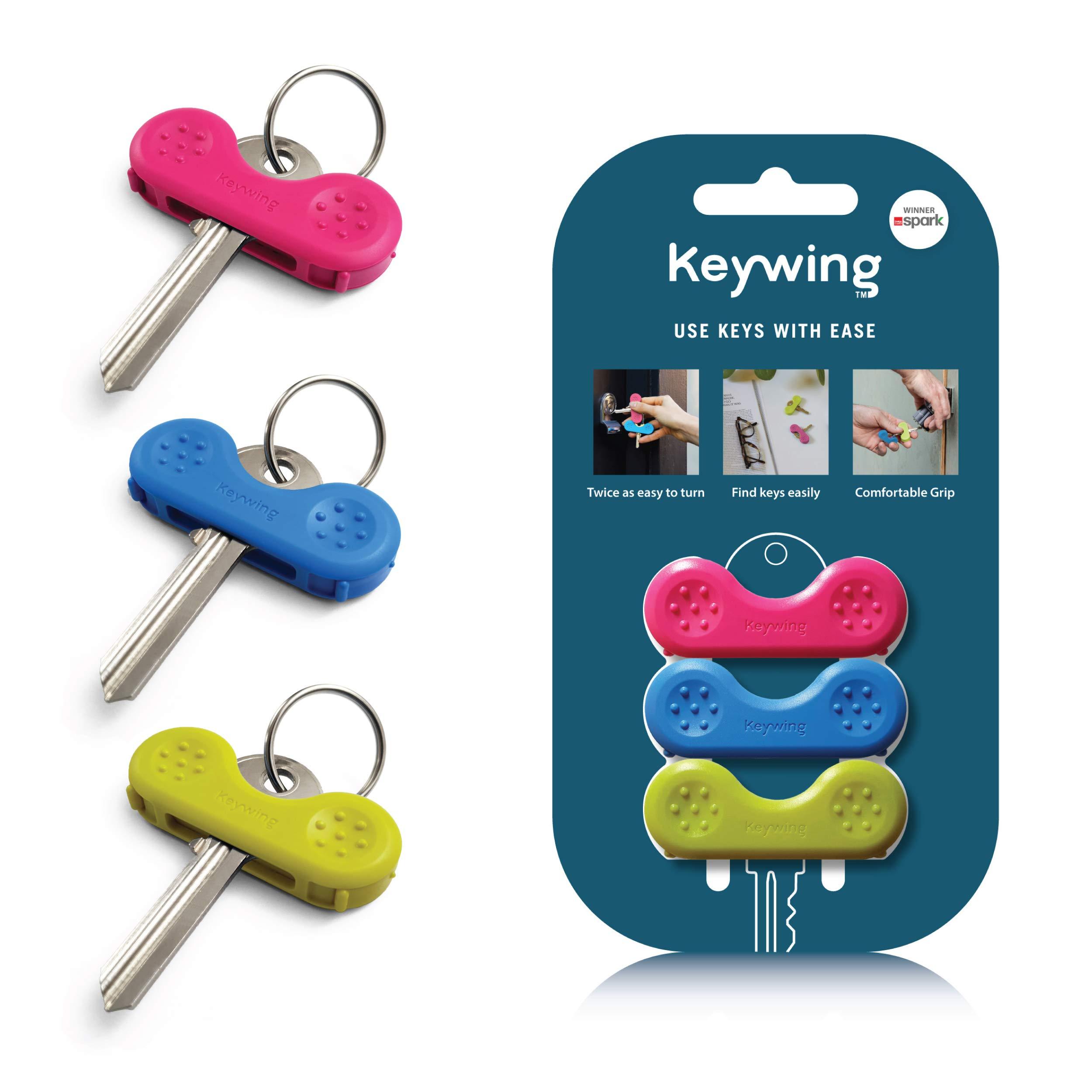 Keywing Keywing Key Turner Aid v2 Triple Pack - Easy-to-Use Key Holder for ...