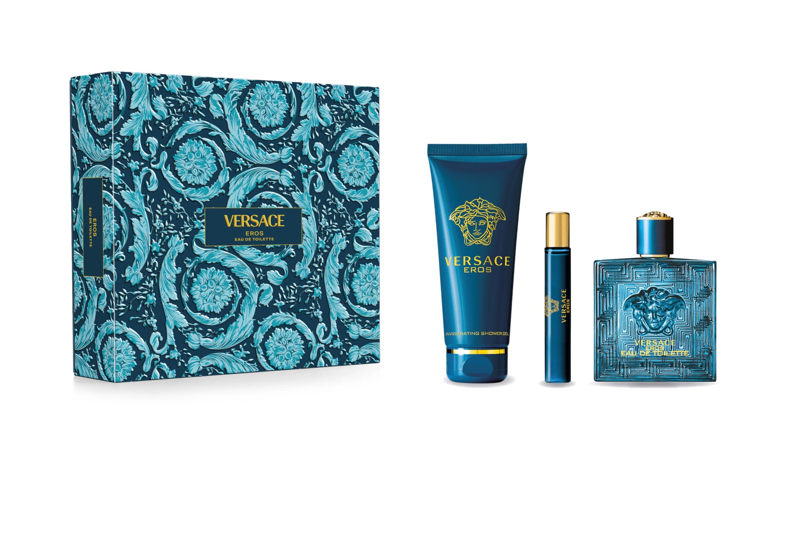 VERSACE EROS 香水 ギフトセット Versace, 2 Pc Gift Set, 3.4oz EDT