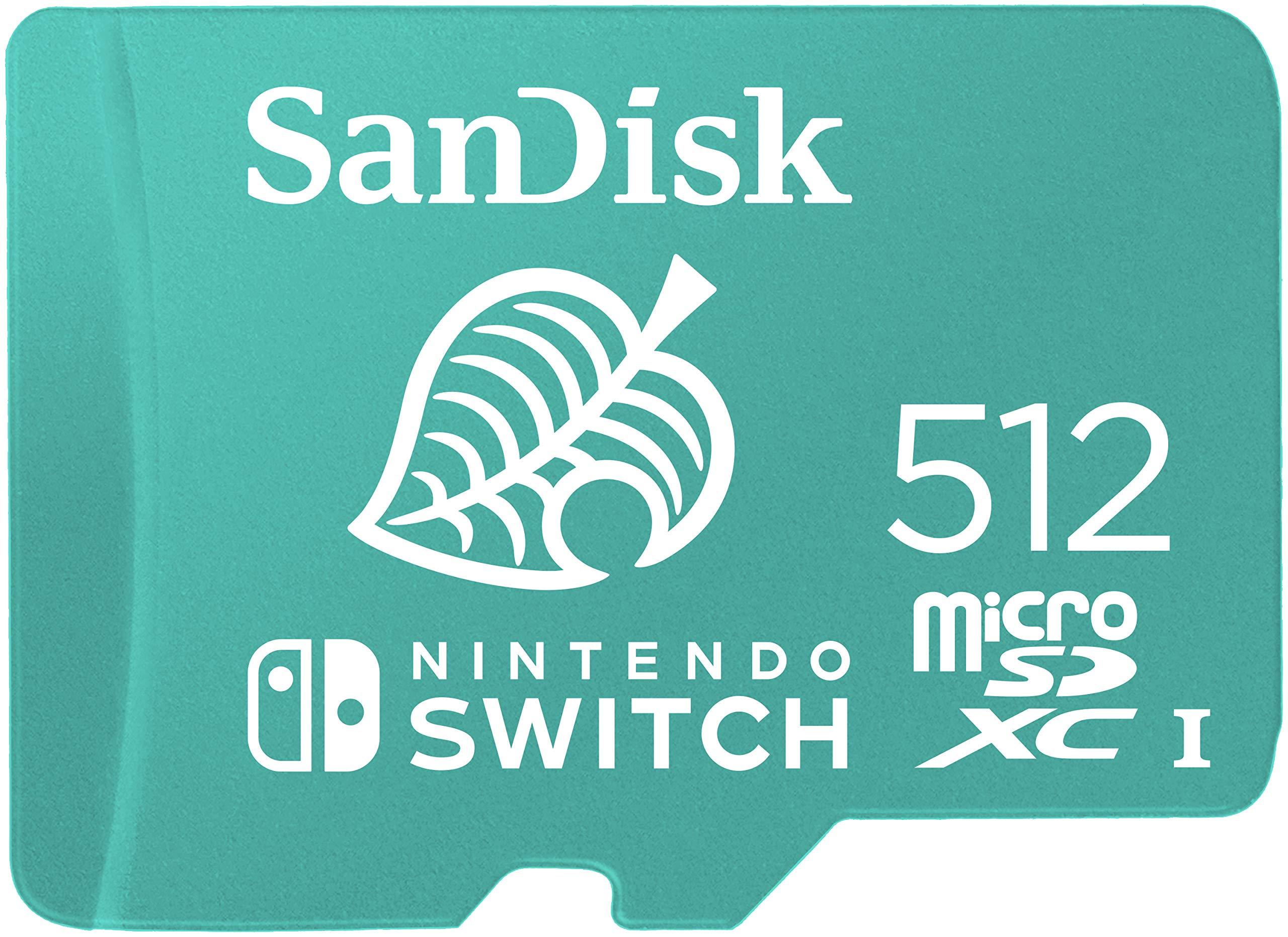 Nintendo Switch 有機ELモデル　 SDカード512GBつき SanDisk 512GB microSDXC Card for Nintendo Switch - Animal
