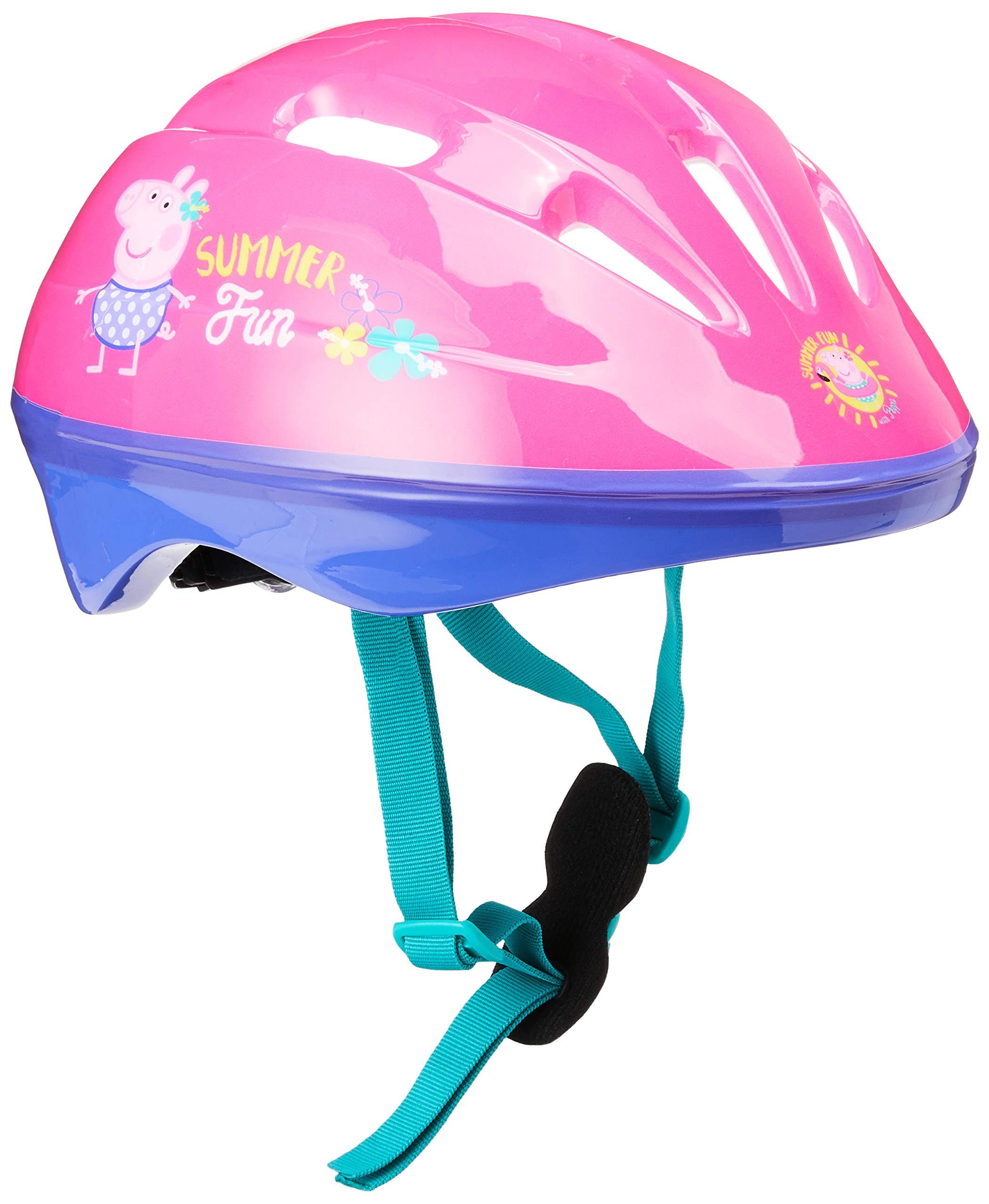BIKE FASHION kinder fietshelm Peppa Pig 46-51 cm wit BIKE FASHION kinder fietshelm Peppa Pig 46-51 cm wit