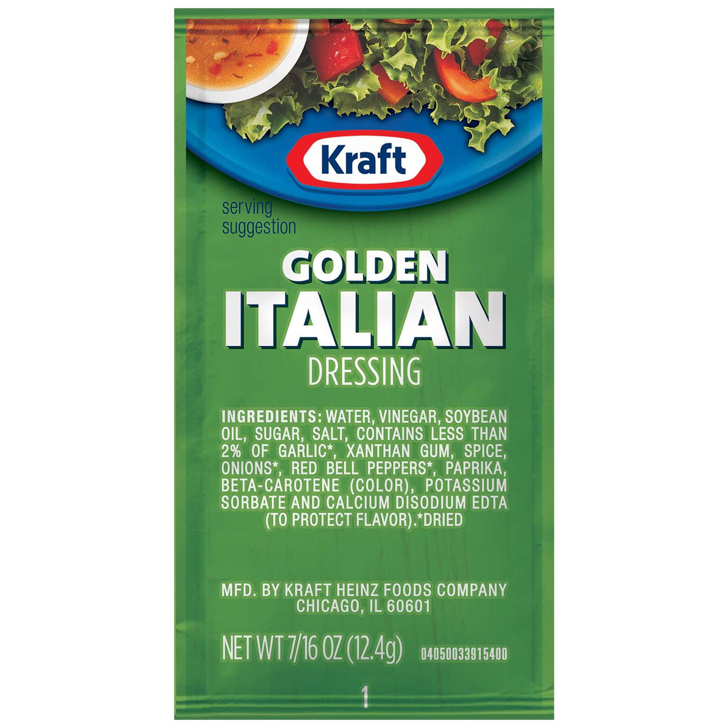 Kraft Golden Italian Salad Dressing oz Packet Pack of 200