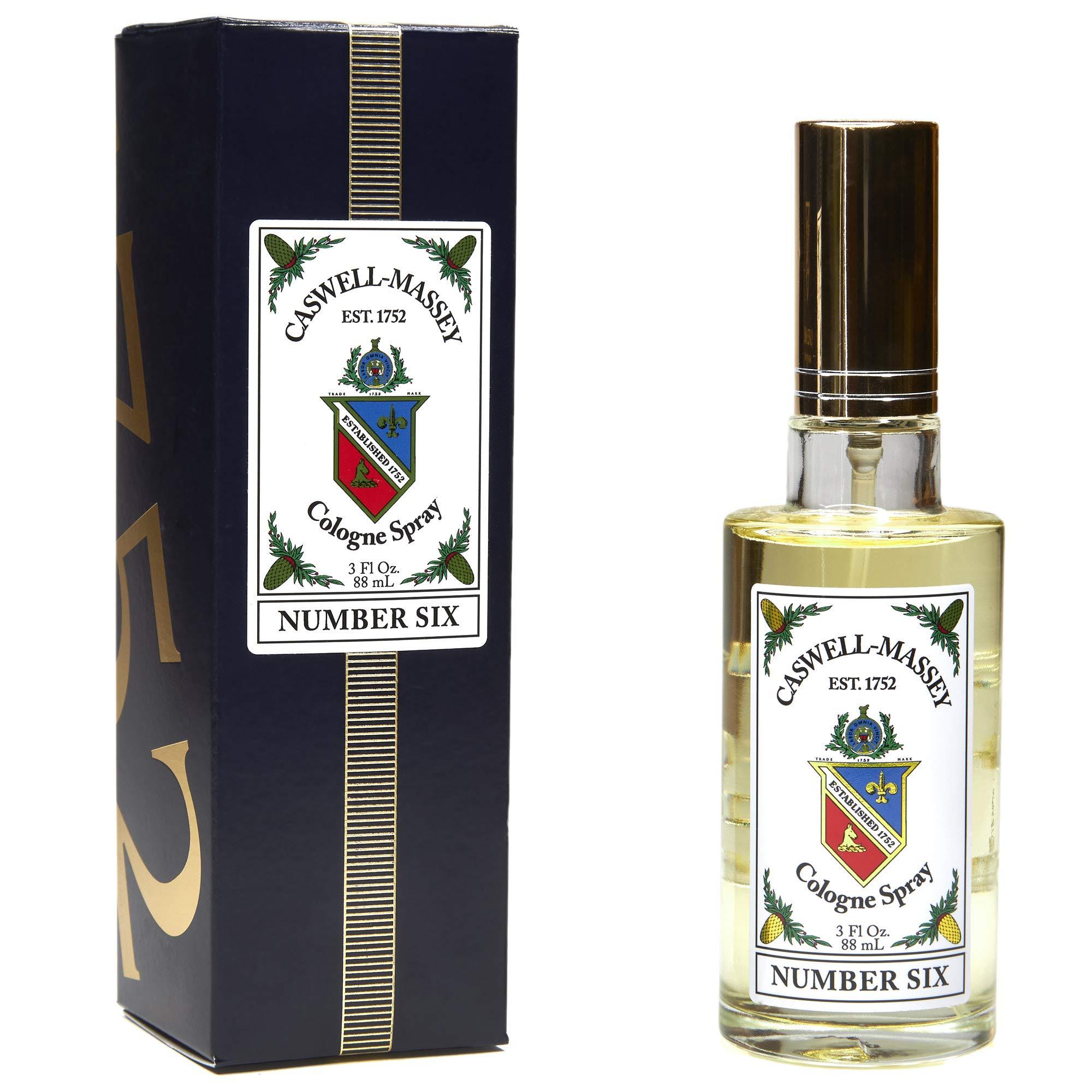 Caswell-Massey Gold Cap Number Six Cologne Spray | 88 mL | Orange