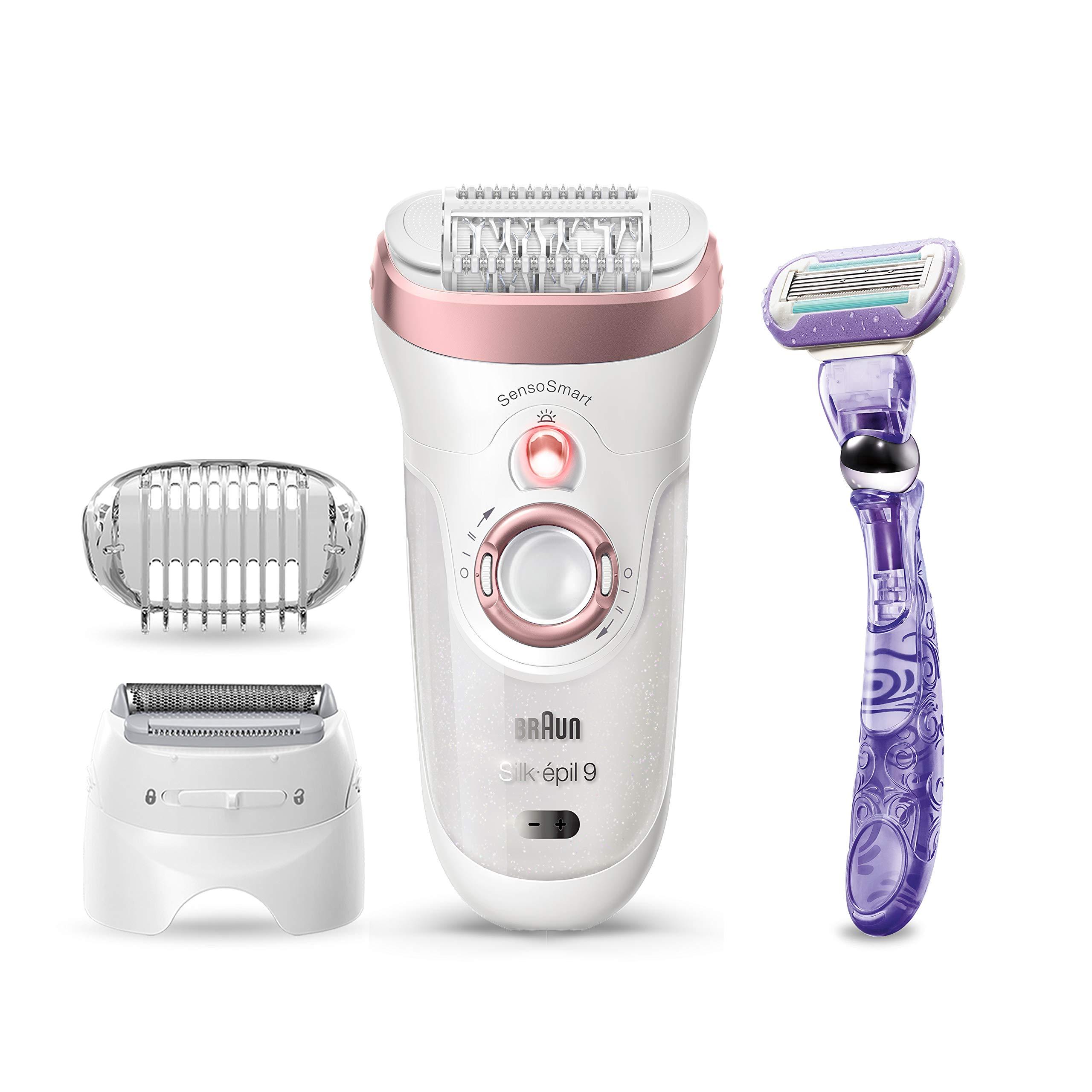 BRAUN Silk-épil 9 SES9970-V Amazon.com : Braun Epilator Silk-épil 9 Flex SkinSpa, Hair