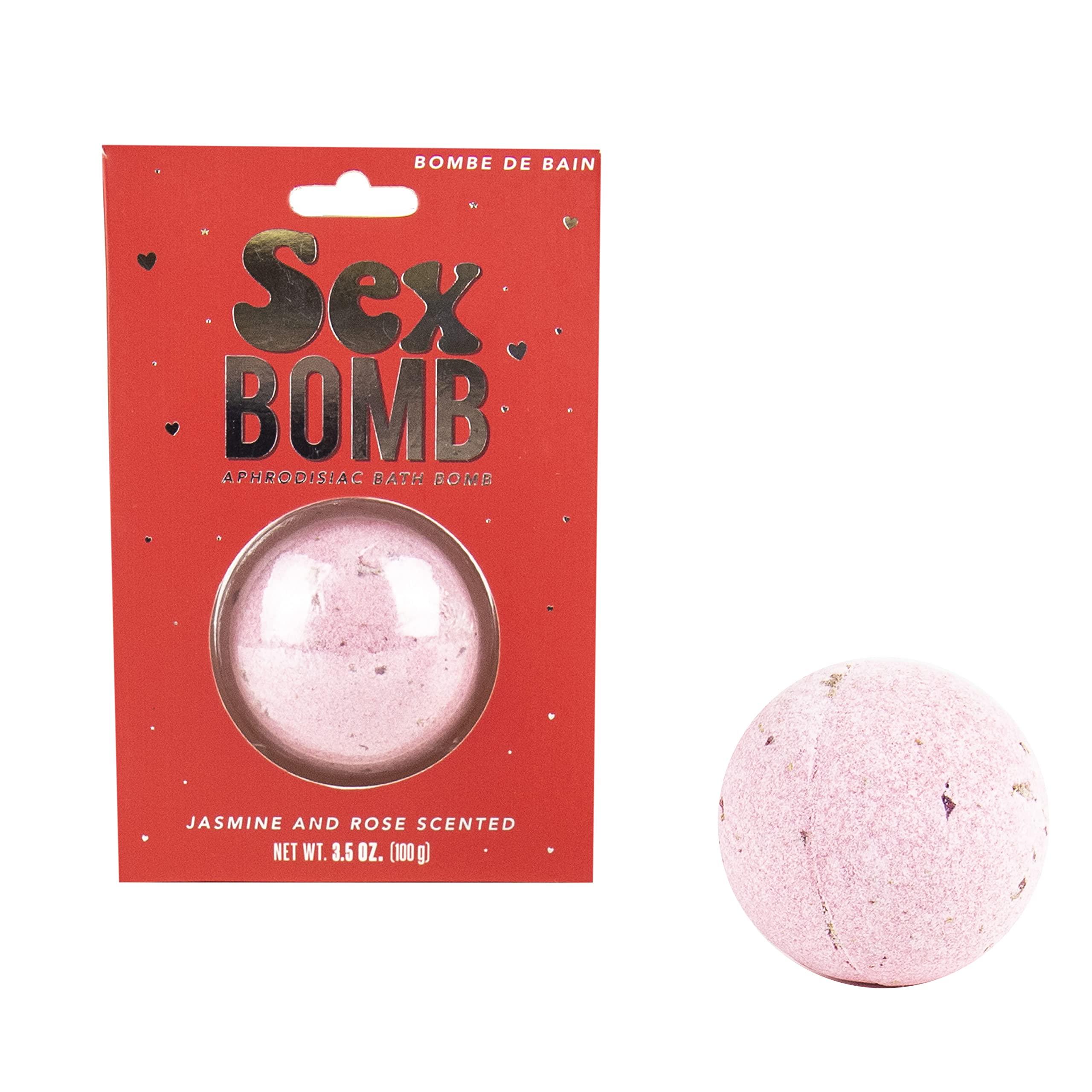 Sex Bomb Bath Bomb - Calming Jasmine & Rose Scented | Buy Now with Express  International Delivery
