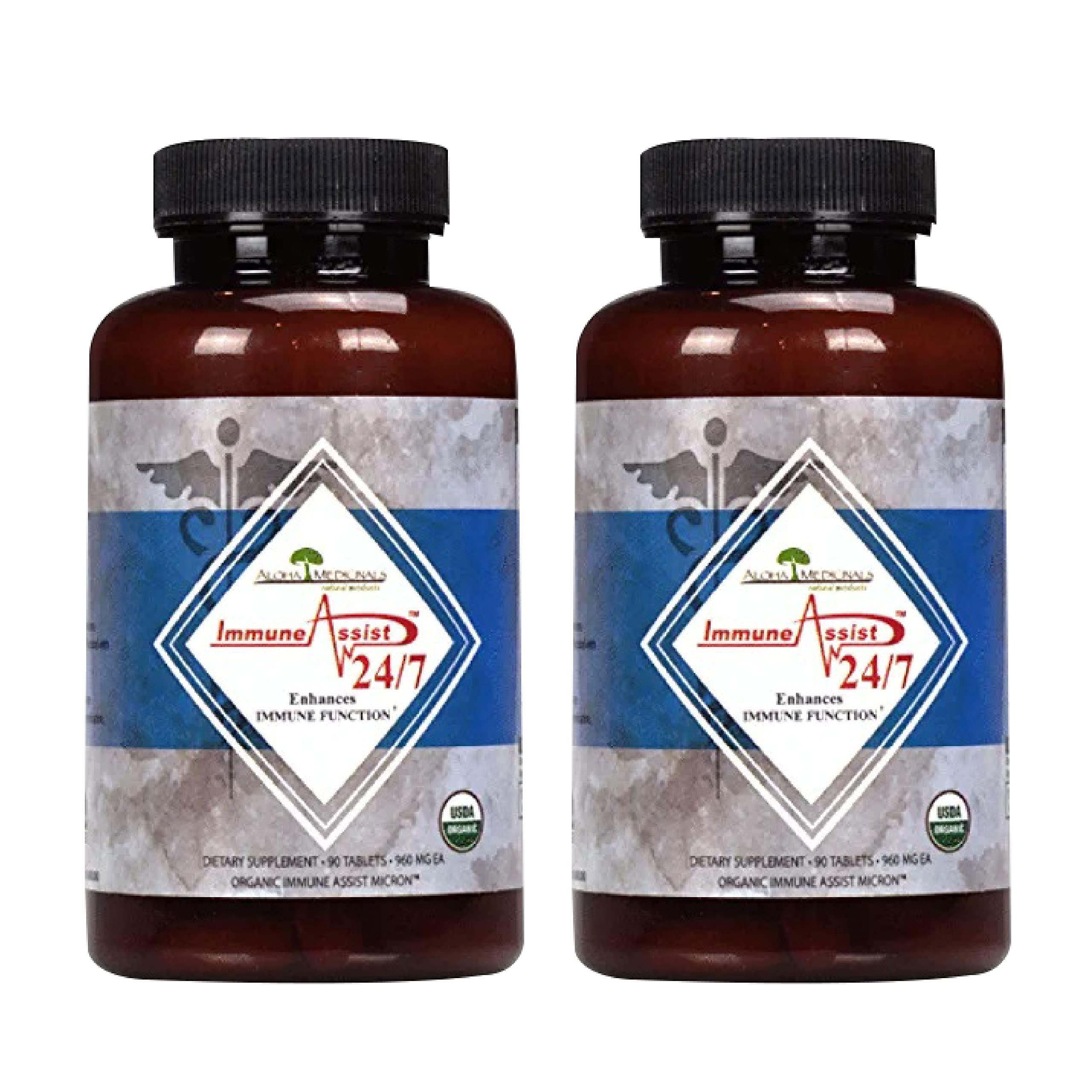 Aloha Medicinals Immune Assist 24/7 Organic Mushroom Supplement - 90 ...