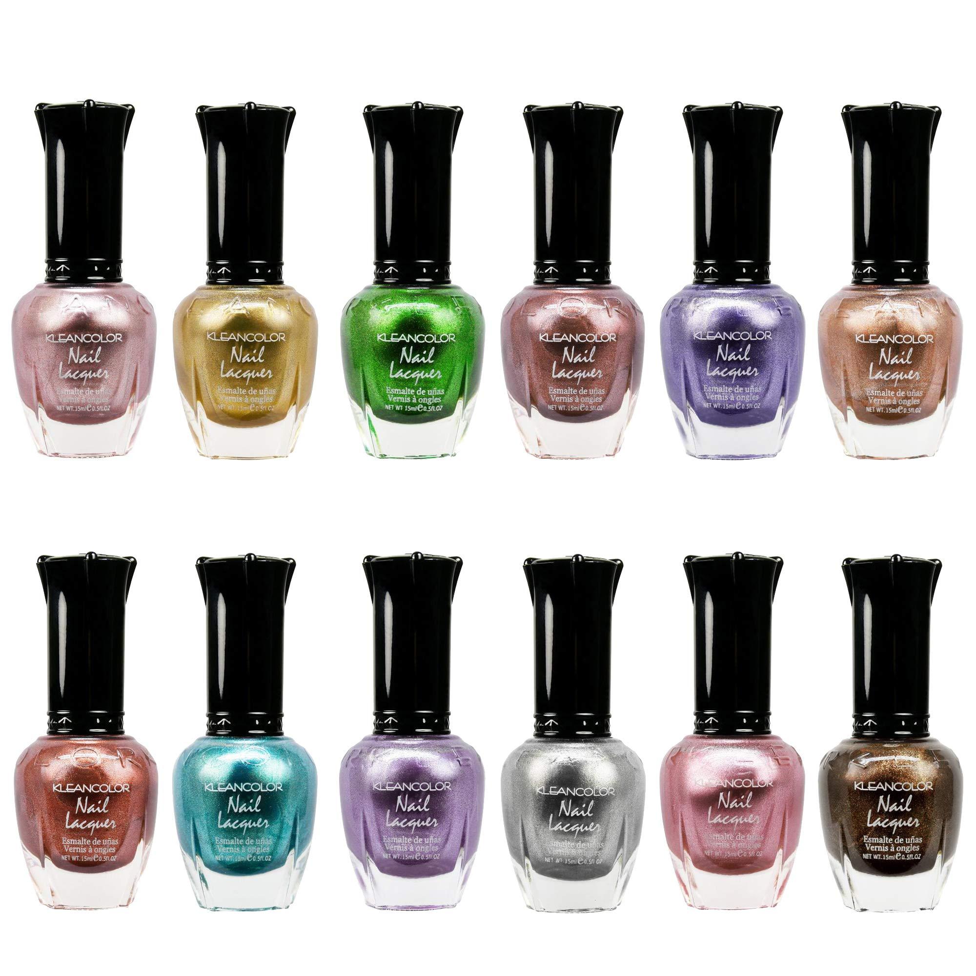 43個セット Kleancolorマニキュア Amazon.com : Kleancolor Nail Polish - Awesome Metallic Full