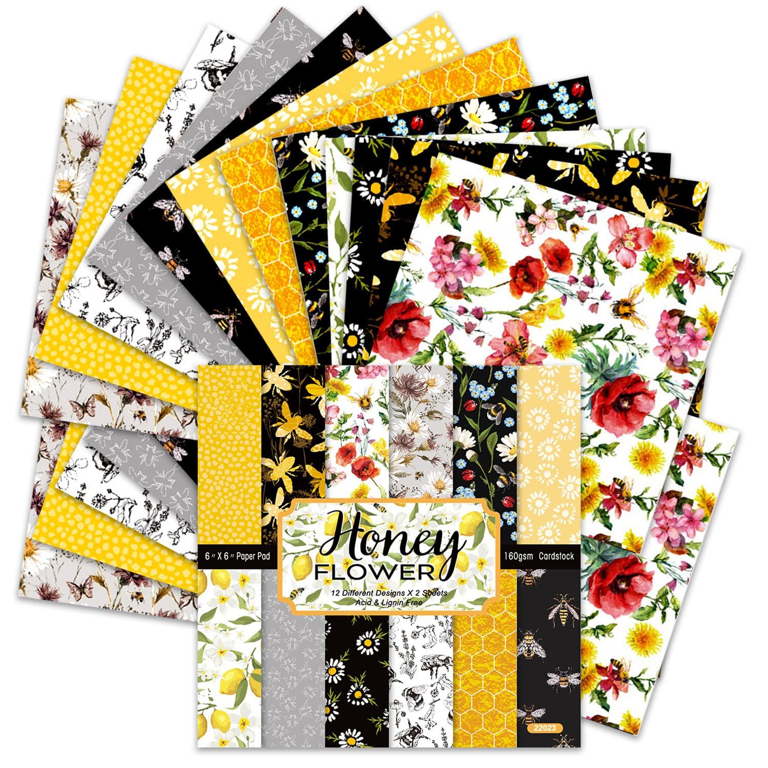 SunWMart Scrapbook Paper 16 Sheets, A5 Size Single Sided Scrapbooking - View #3
