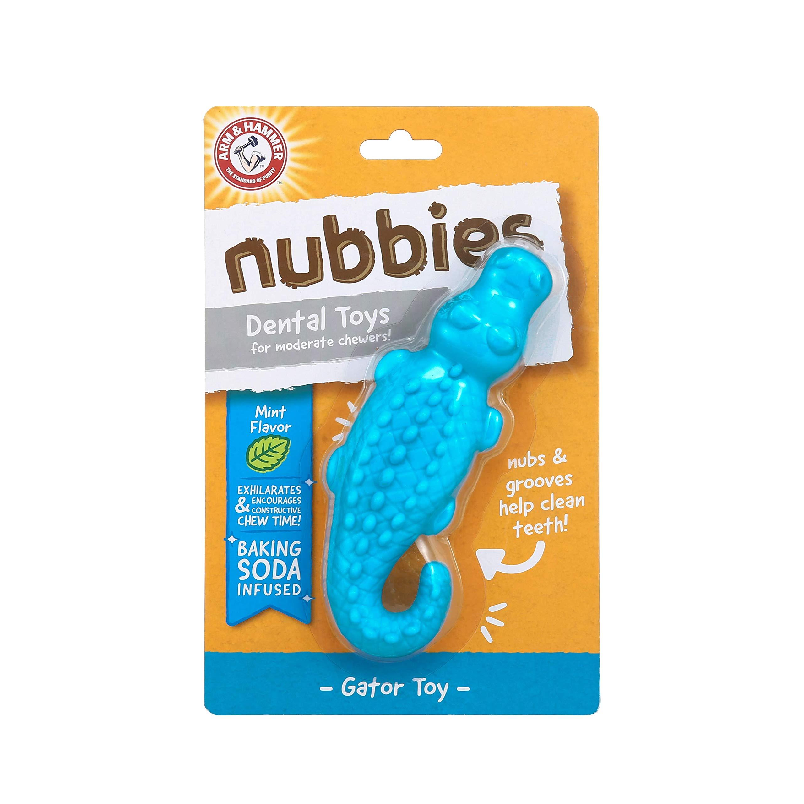 Arm & Hammer Nubbies Dental Chew Toy for Dogs - Plaque & Tartar Control Gator Toy | Buy Now with Express International Delivery | GoSupps.com Arm & Hammer Nubbies Dental Chew Toy for Dogs - Plaque & Tartar Control Gator Toy | Buy Now with Express International Delivery | GoSupps.com