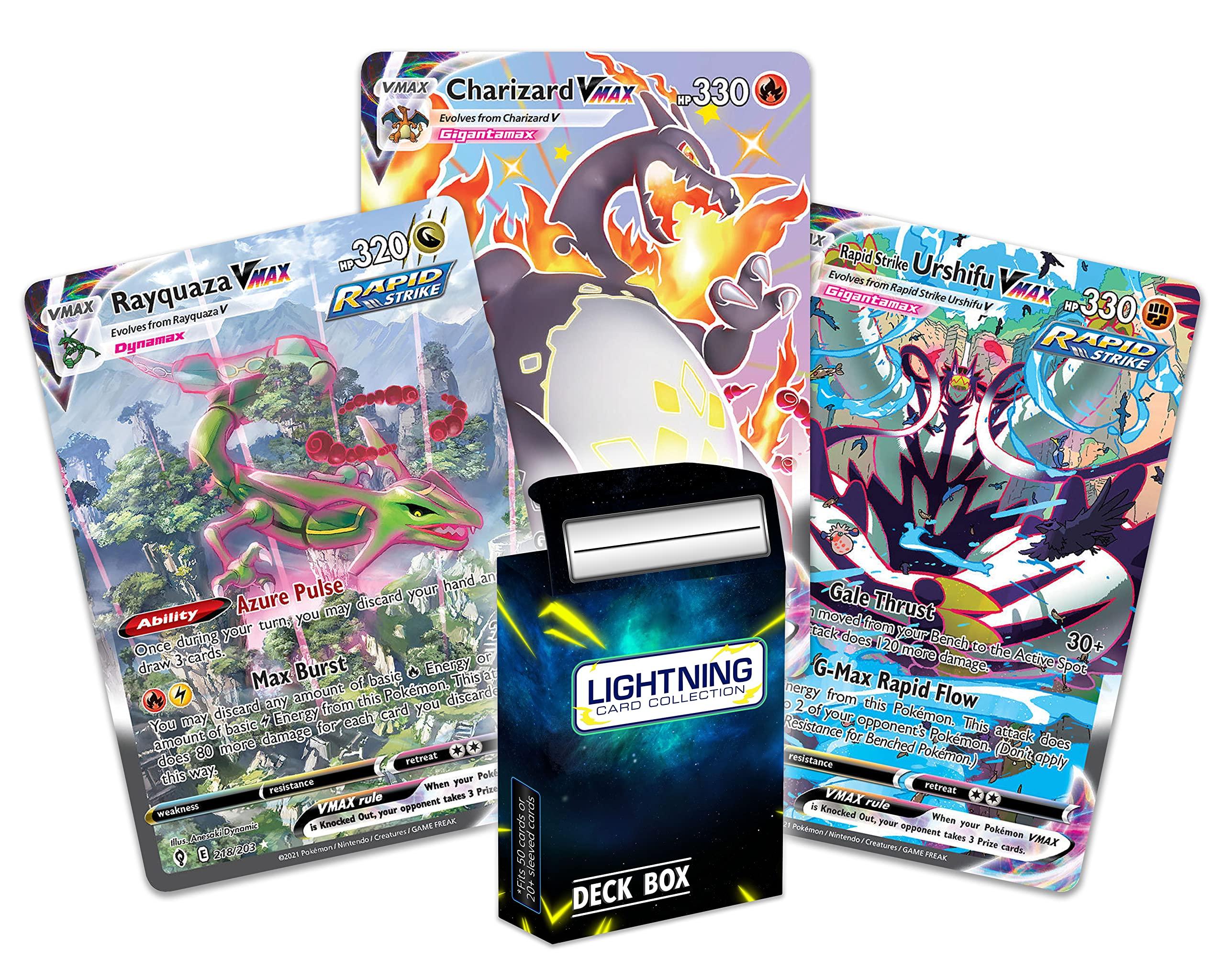 Pokemon Lightning Card Collection 3 Vmax/Vstar Bundle - Ultra Rare &  Rainbow Rare Cards, No Duplicates, with Deck Box | Buy Now with Express  International Delivery | GoSupps.com