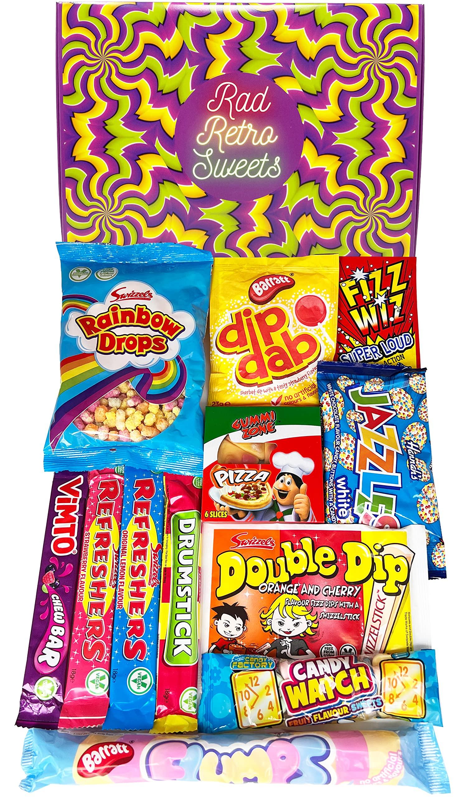 Sweets Gift Box Sweet Hamper Letterbox Retro Sweets Candy Gift Kids For Him Or Her Presents For Birthday Get Well Soon Christmas Valentines And Any Occasions Perfect Sweets Gift Box | Buy - View #7