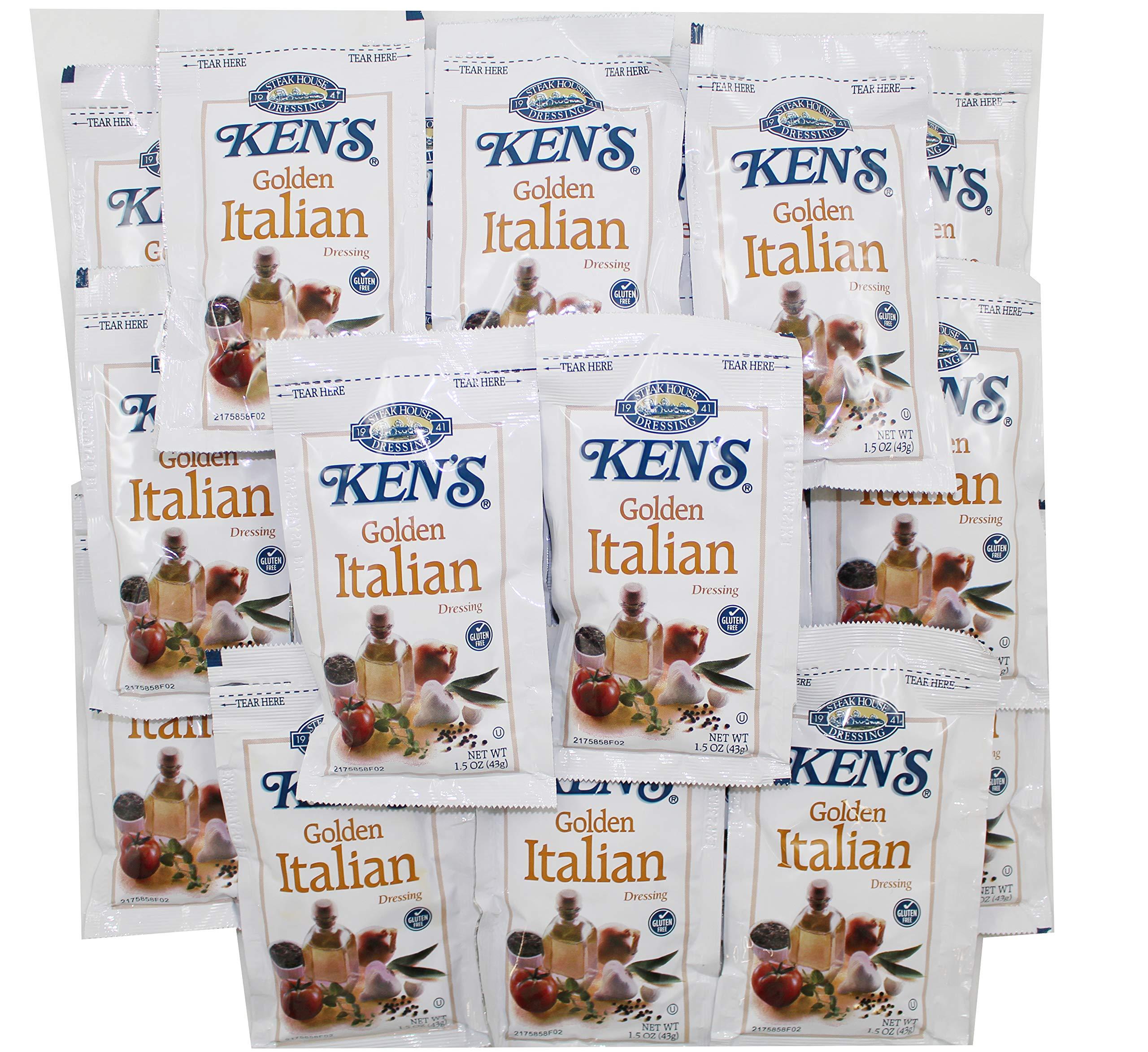 Ken's Steakhouse Golden Italian Dressing 1.5 oz Packets - Pack of 20 - 30oz Total | Buy Now with Express International Delivery | GoSupps.com Ken's Steakhouse Golden Italian Dressing 1.5 oz Packets - Pack of 20 - 30oz Total | Buy Now with Express International Delivery | GoSupps.com