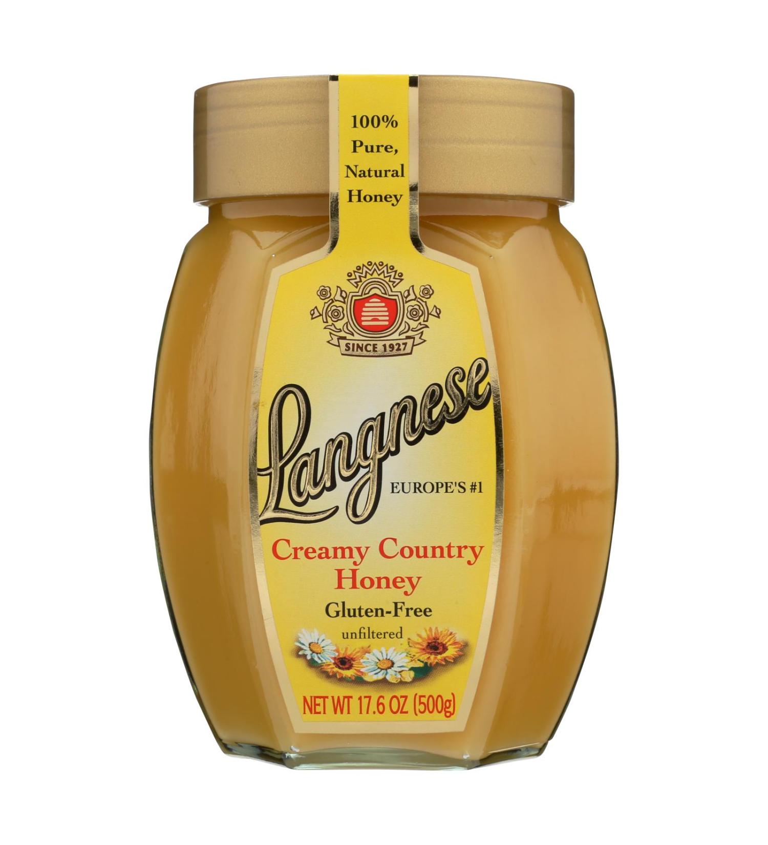 Langnese Honey Country Honey - Creamy - Case of 10 - 17.6 oz.