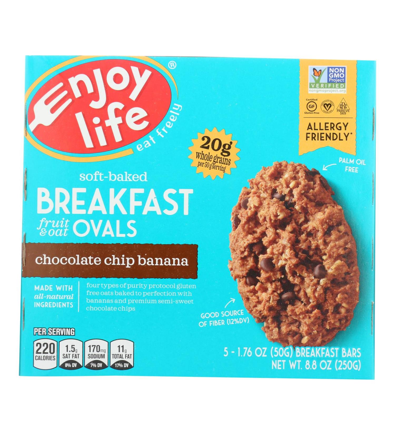 Enjoy Life - Bar Breakfast Cchip Ban - Case of 6 - 8.8 OZ