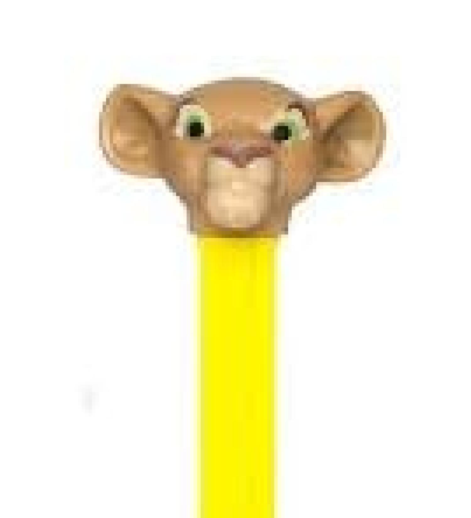The Lion King Nala PEZ Candy Dispenser with 2 Refills Yellow