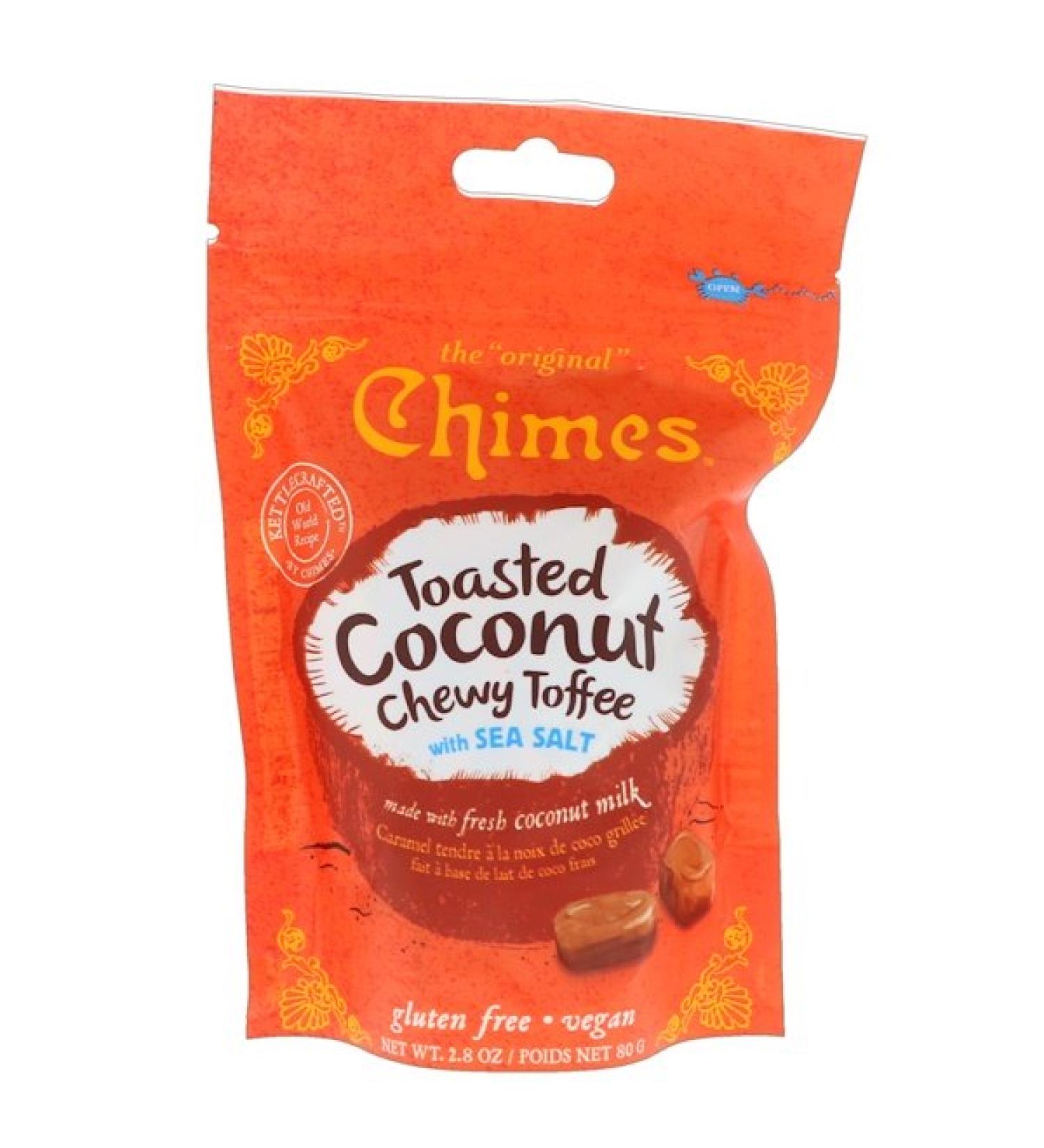 Chimes Toasted Coconut Chewy Toffee with Sea Salt 2.8 oz (80 g)