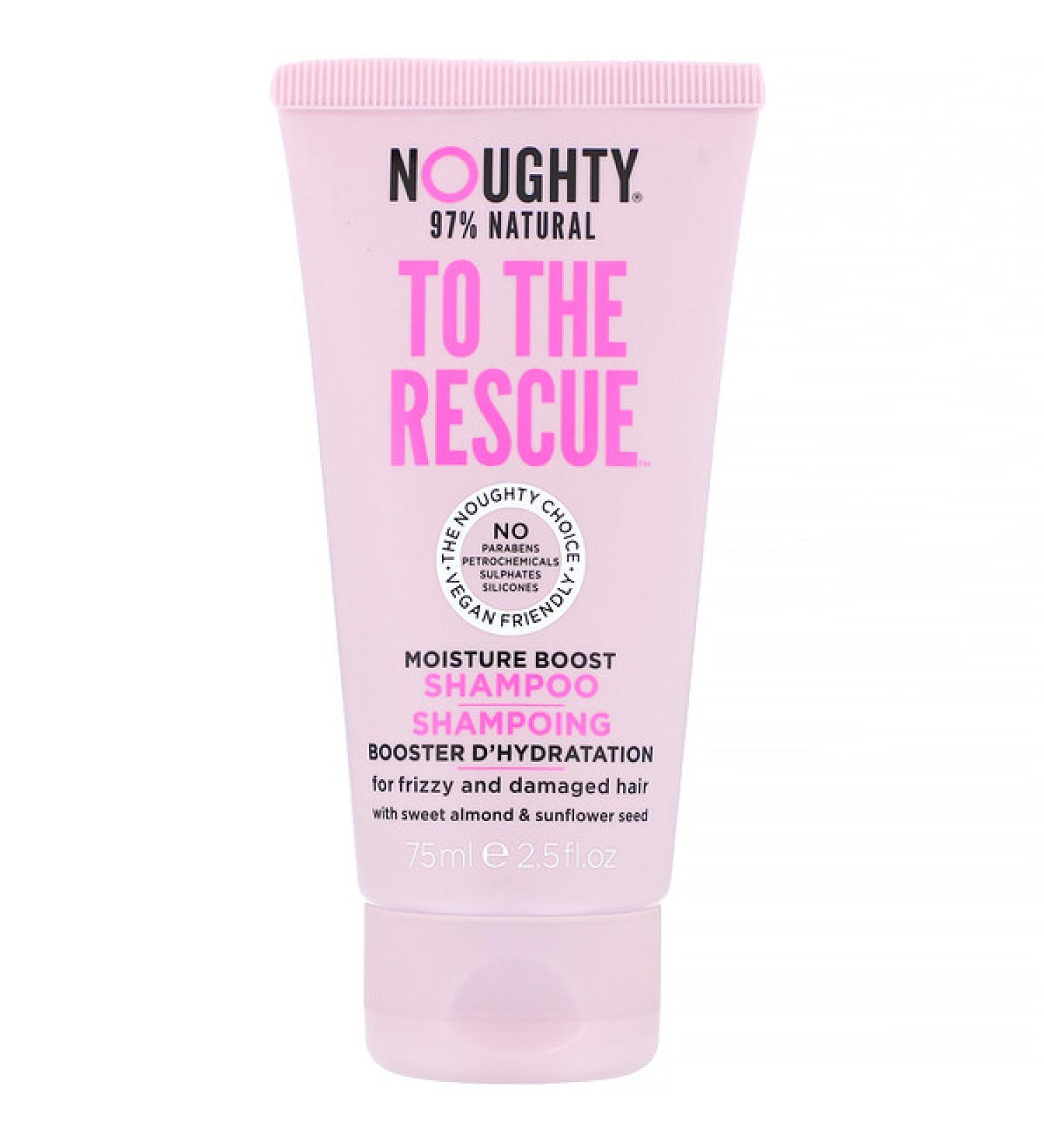 Noughty To The Rescue Moisture Boost Shampoo For Frizzy and Damaged Hair 2.5 fl oz (75 ml)