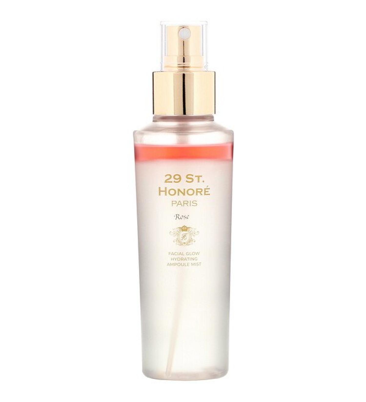 29 St. Honore Facial Glow Hydrating Ampoule Mist Rose 150 ml