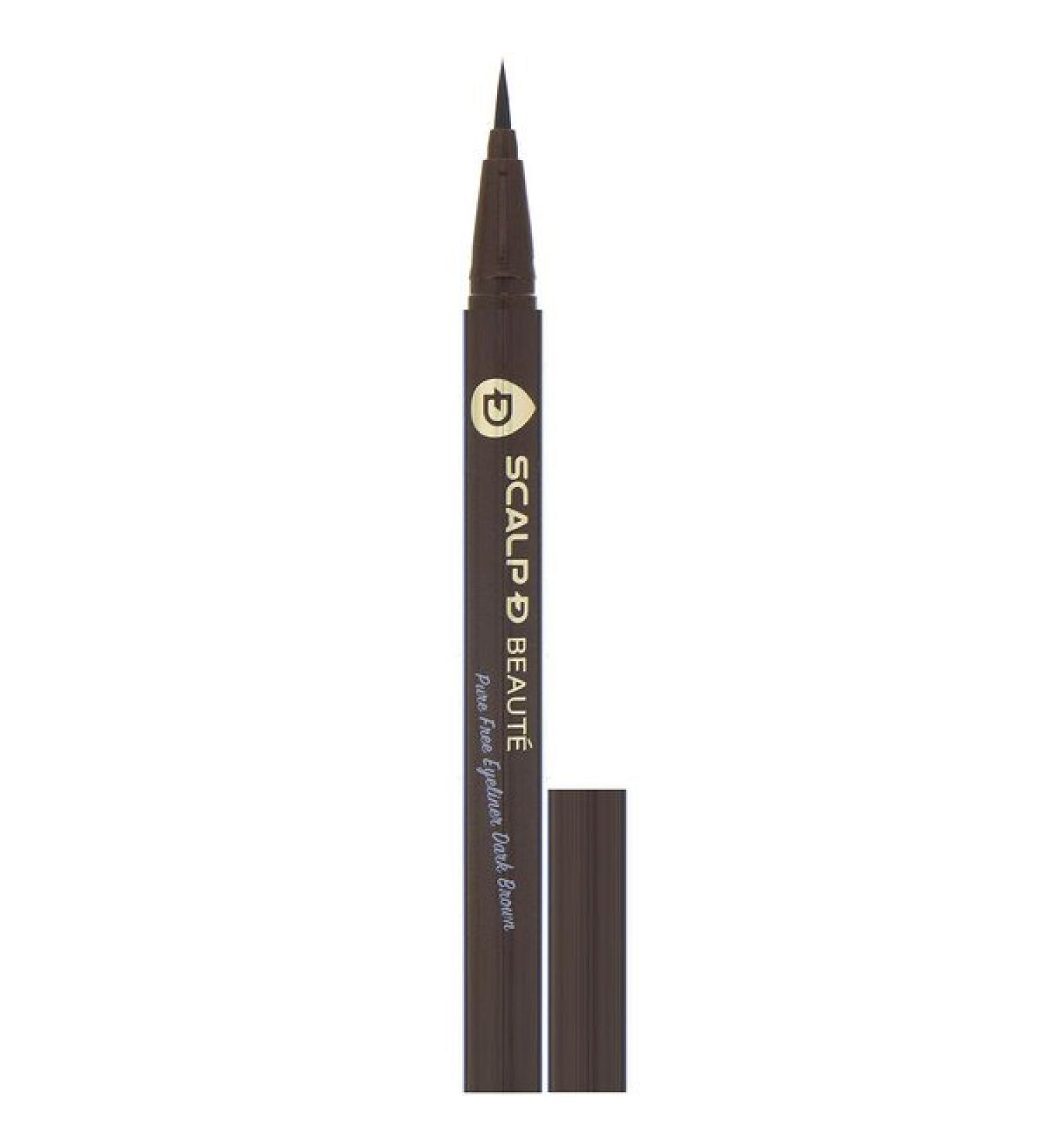 Angfa Scalp-D Beaute Pure Free Eyeliner Dark Brown 0.02 fl oz (0.57 ml)