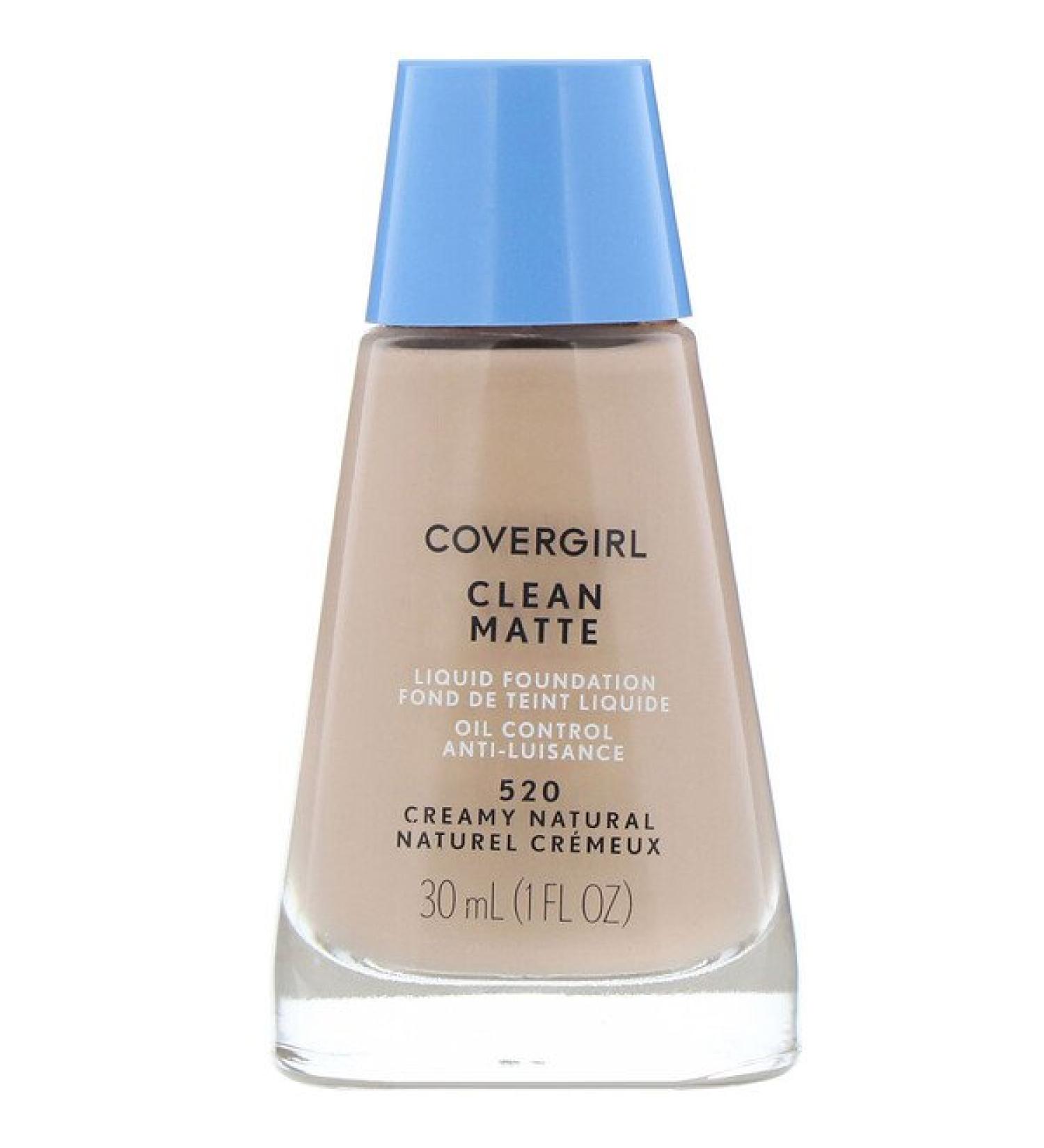 Covergirl Clean Matte Liquid Foundation 520 Creamy Natural 1 fl oz (30 ml)
