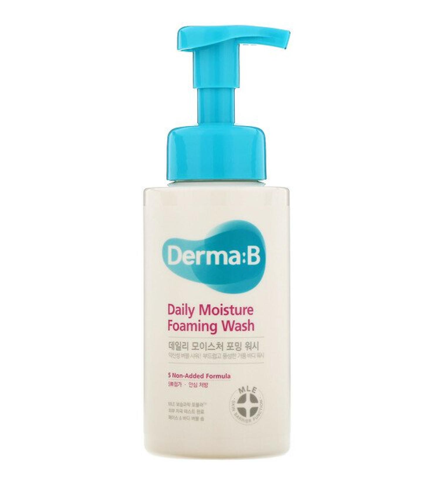 Derma:B Daily Moisture Foaming Wash 12.85 fl oz (380 ml)