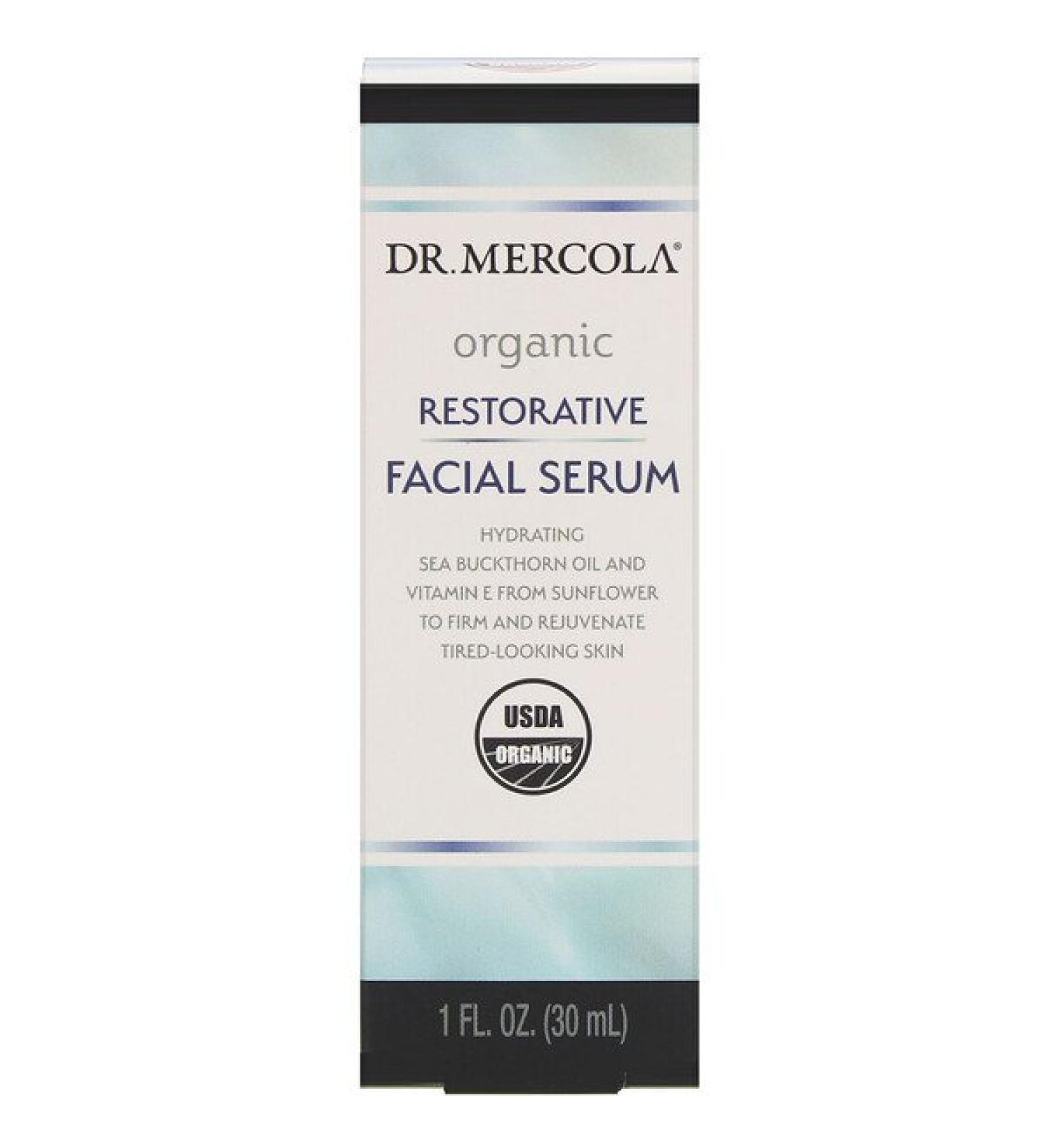 Dr. Mercola Organic Restorative Facial Serum 1 fl oz (30 ml)