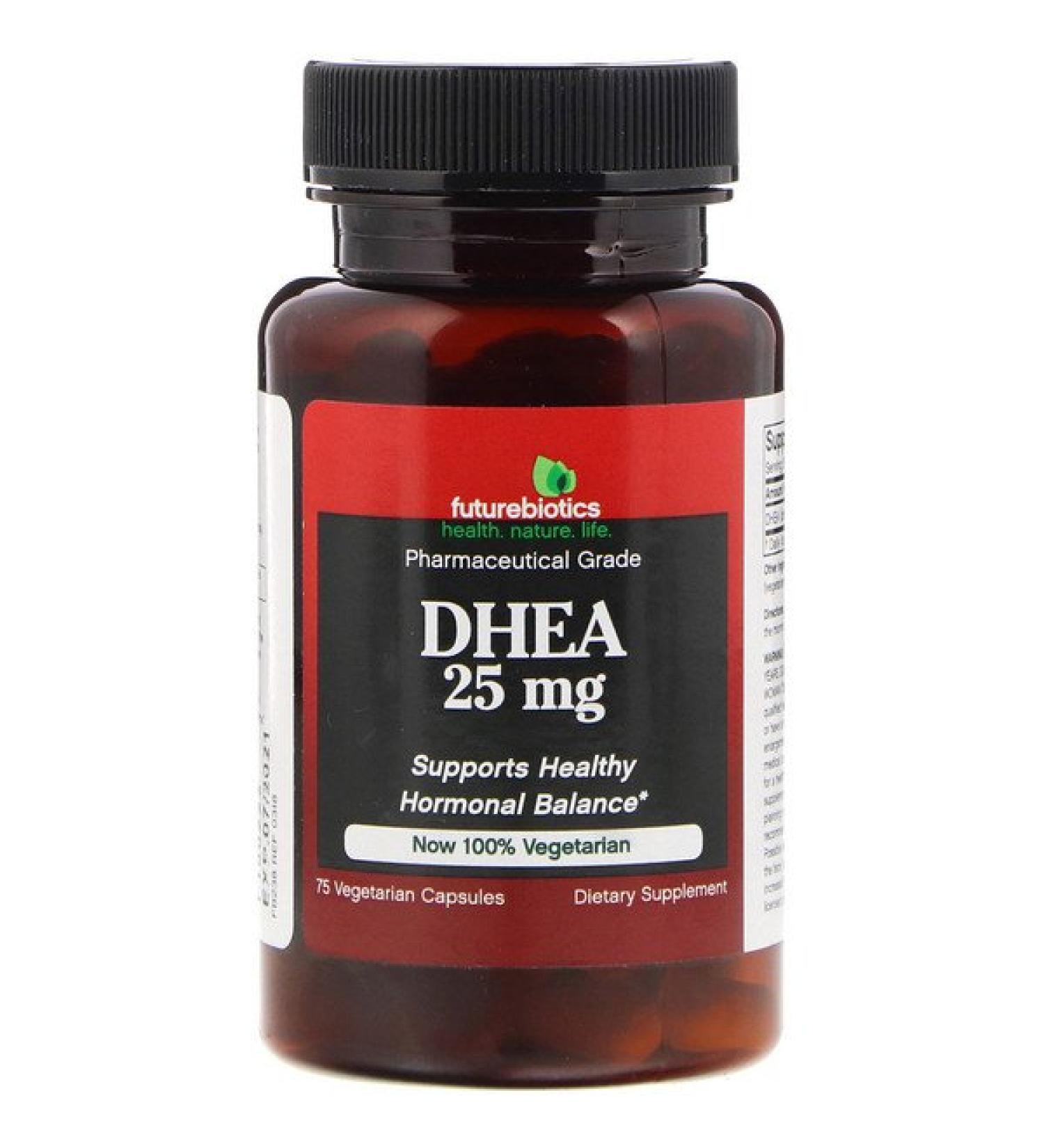 FutureBiotics DHEA 25 mg 75 Vegetarian Capsules