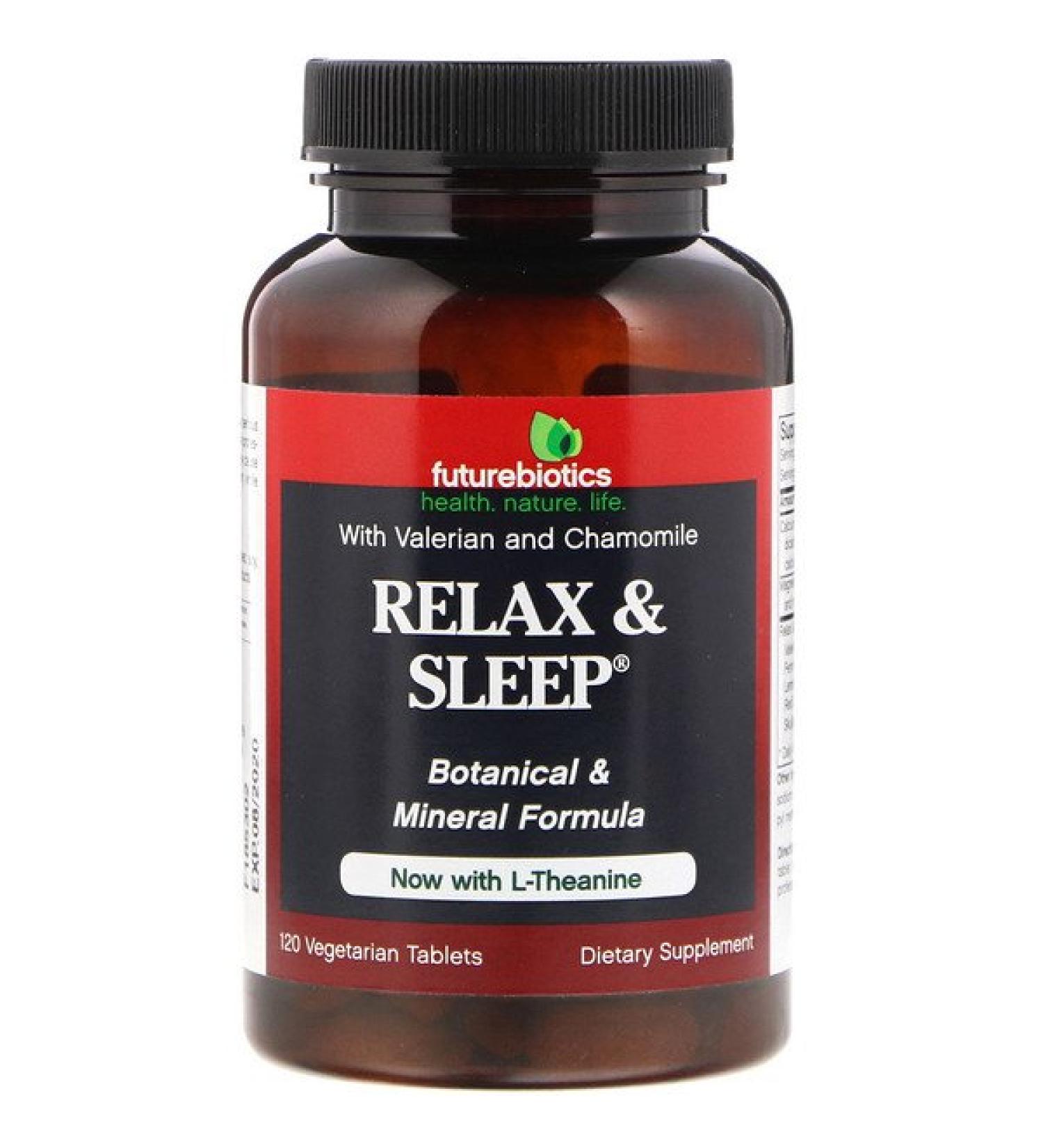 FutureBiotics Relax & Sleep 120 Vegetarian Tablets