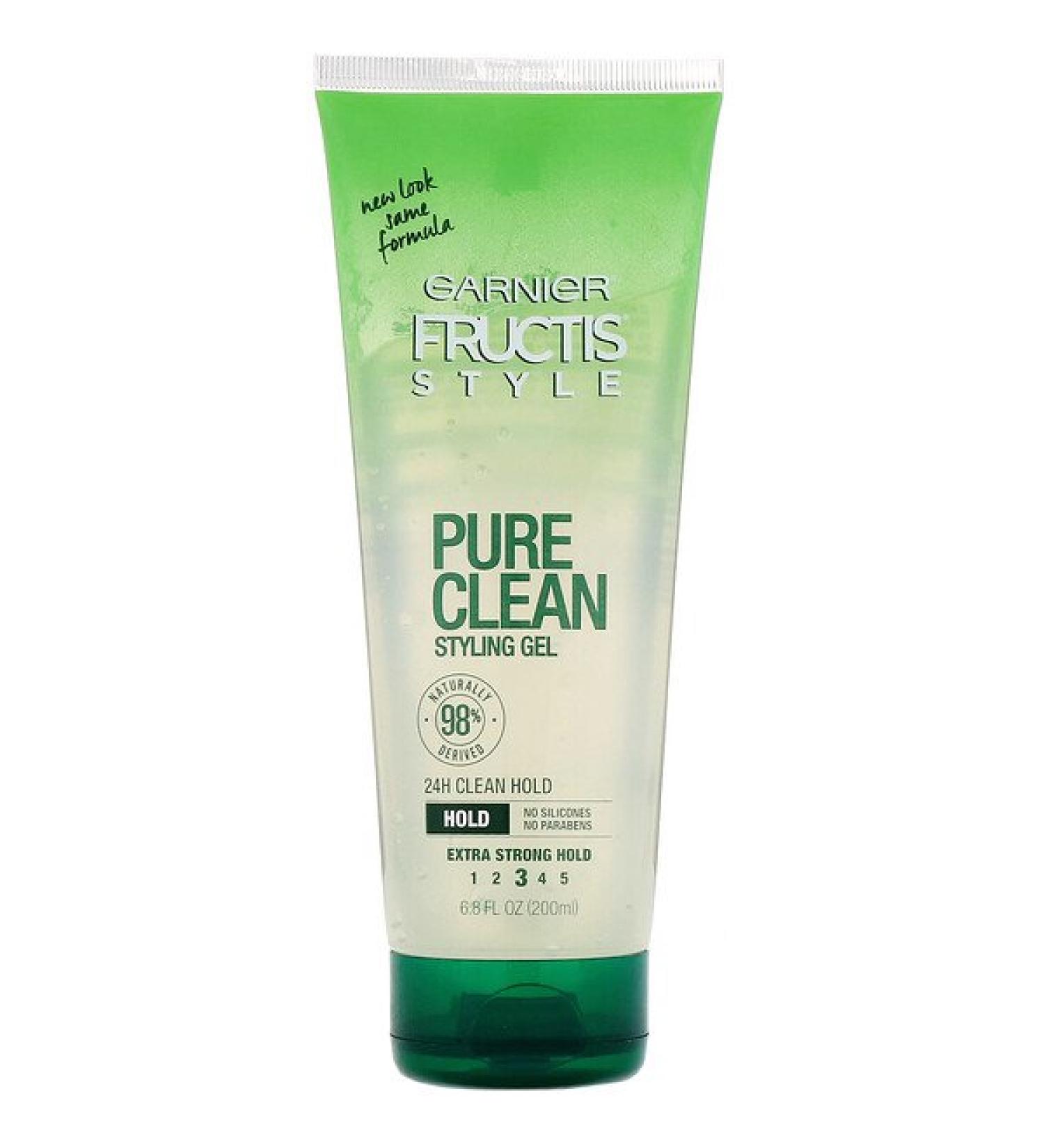 Garnier Fructis Pure Clean Styling Gel 6.8 fl oz (200 ml)