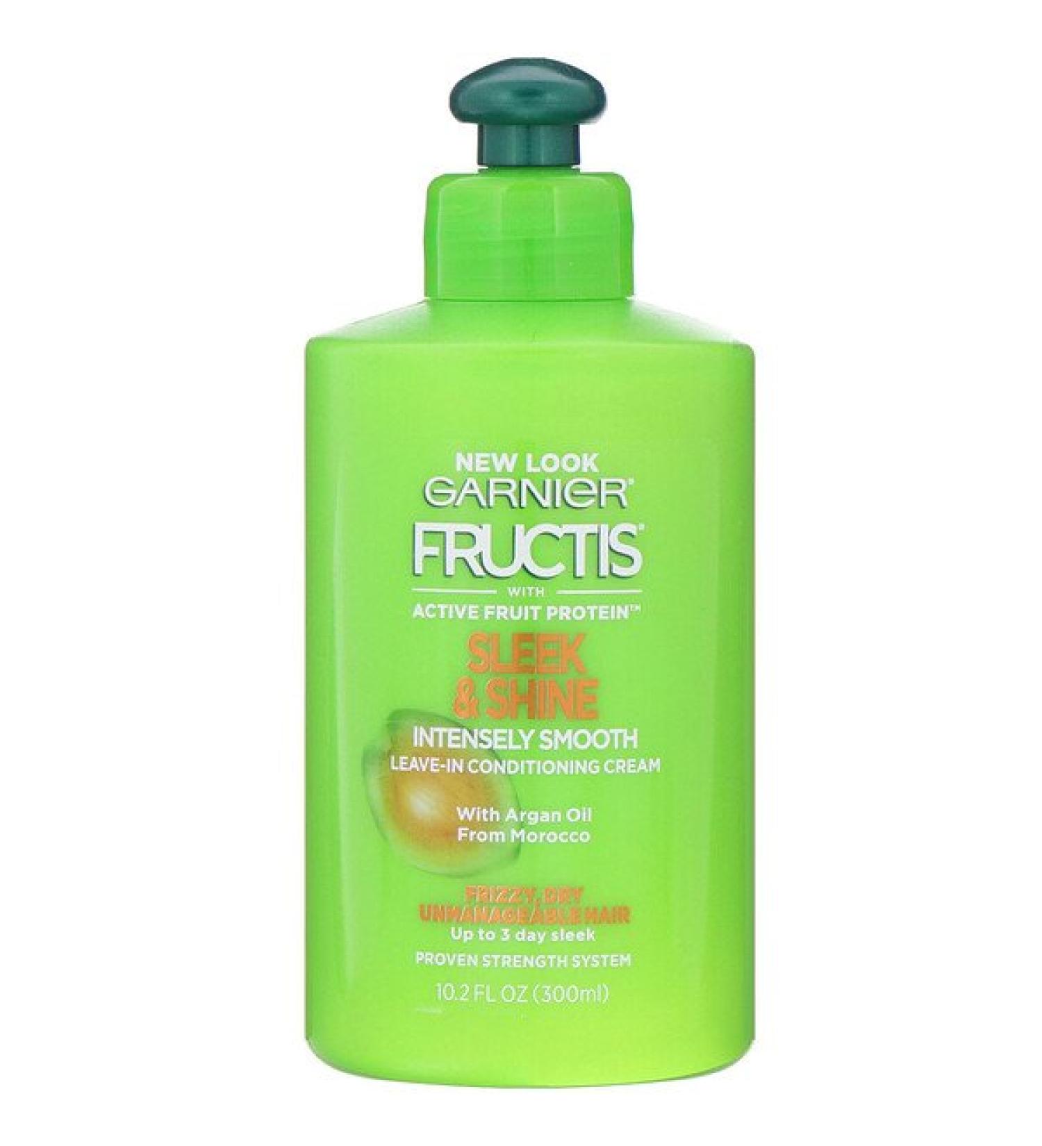 Garnier Fructis Sleek & Shine Intensely Smooth Leave-In Conditioning Cream 10.2 fl oz (300 ml)