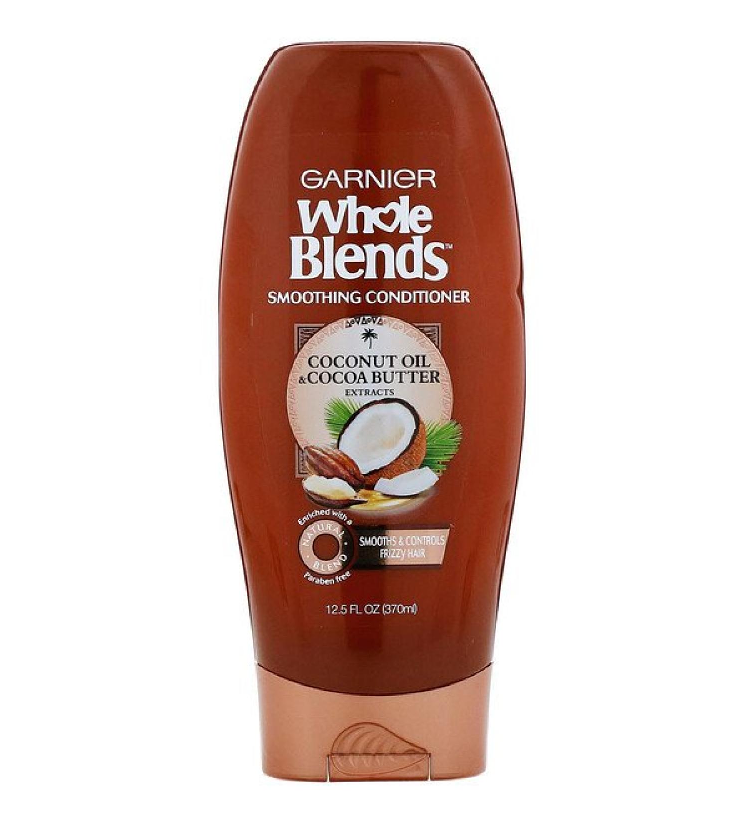 Garnier Whole Blends Coconut Oil & Cocoa Butter Smoothing Conditioner 12.5 fl oz (370 ml)
