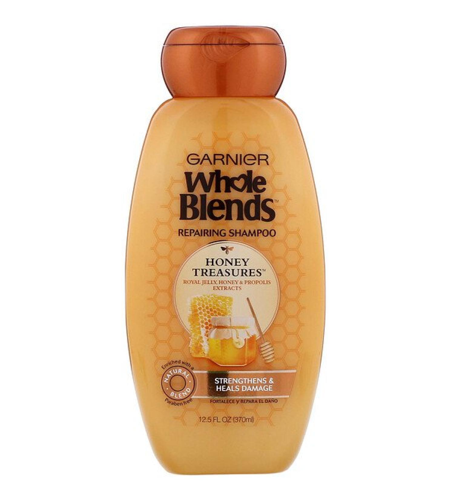 Garnier Whole Blends Honey Treasures Repairing Shampoo 12.5 fl oz (370 ml)