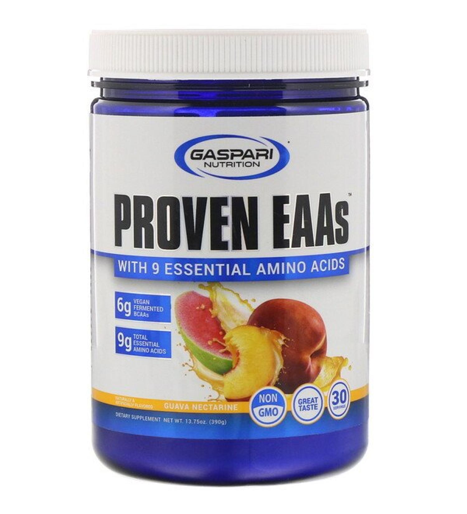 Gaspari Nutrition Proven EAAs with 9 Essential Amino Acids Guava Nectarine 13.75 oz (390 g)