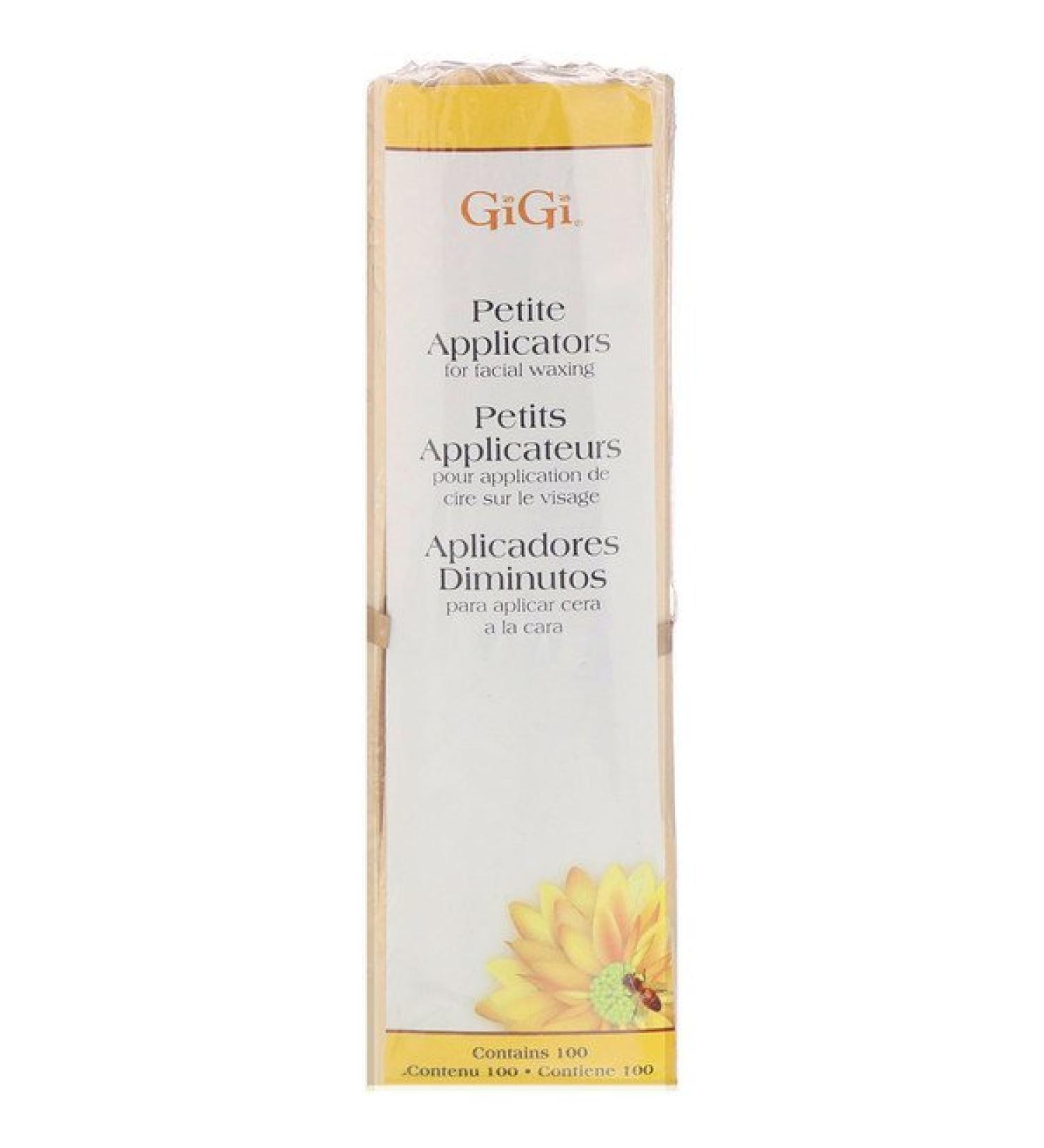 Gigi Spa Petite Applicators for Facial Waxing 100 Petite Applicators