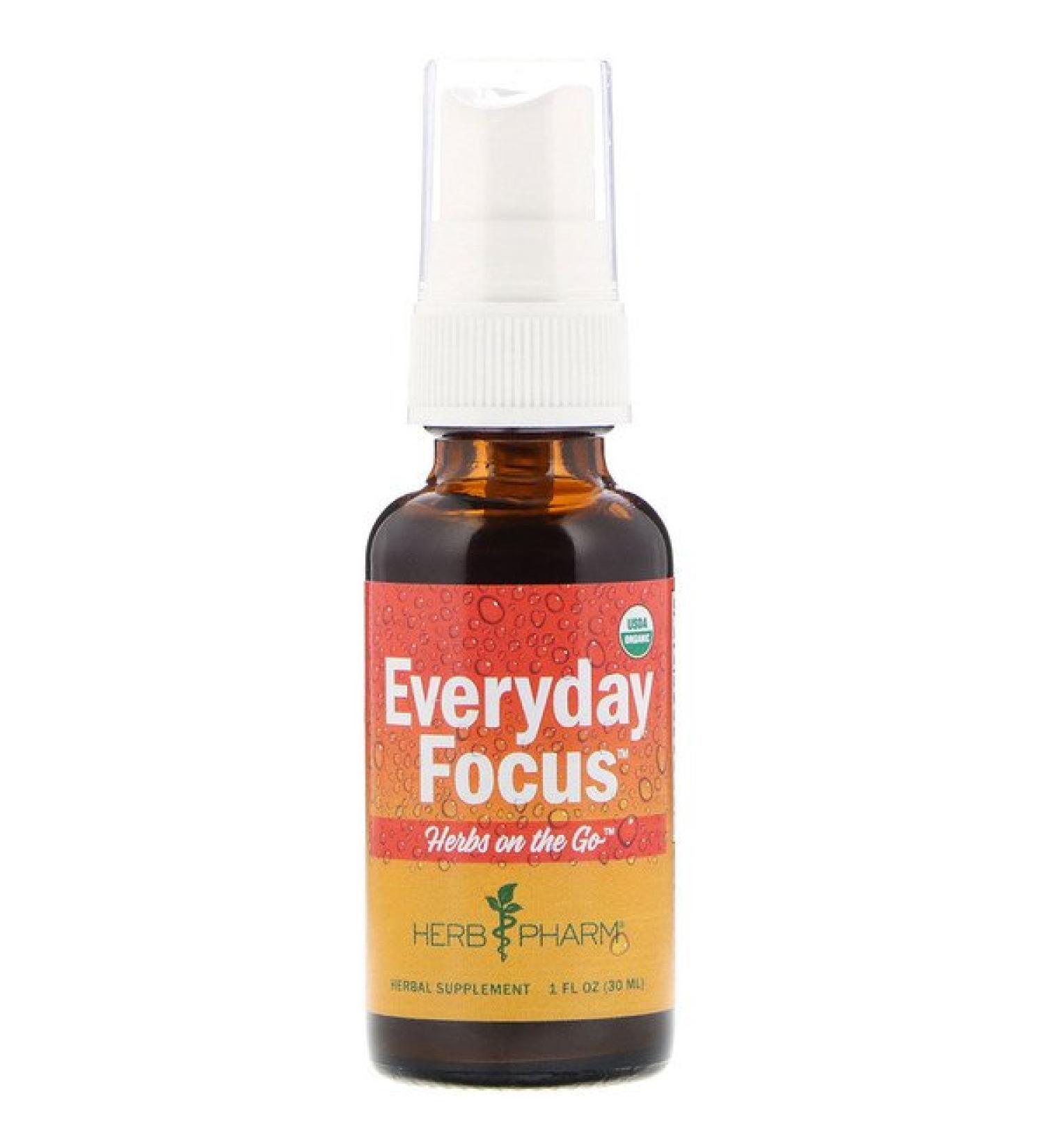 Herb Pharm Herbs on the Go Everyday Focus 1 fl oz (30 ml)
