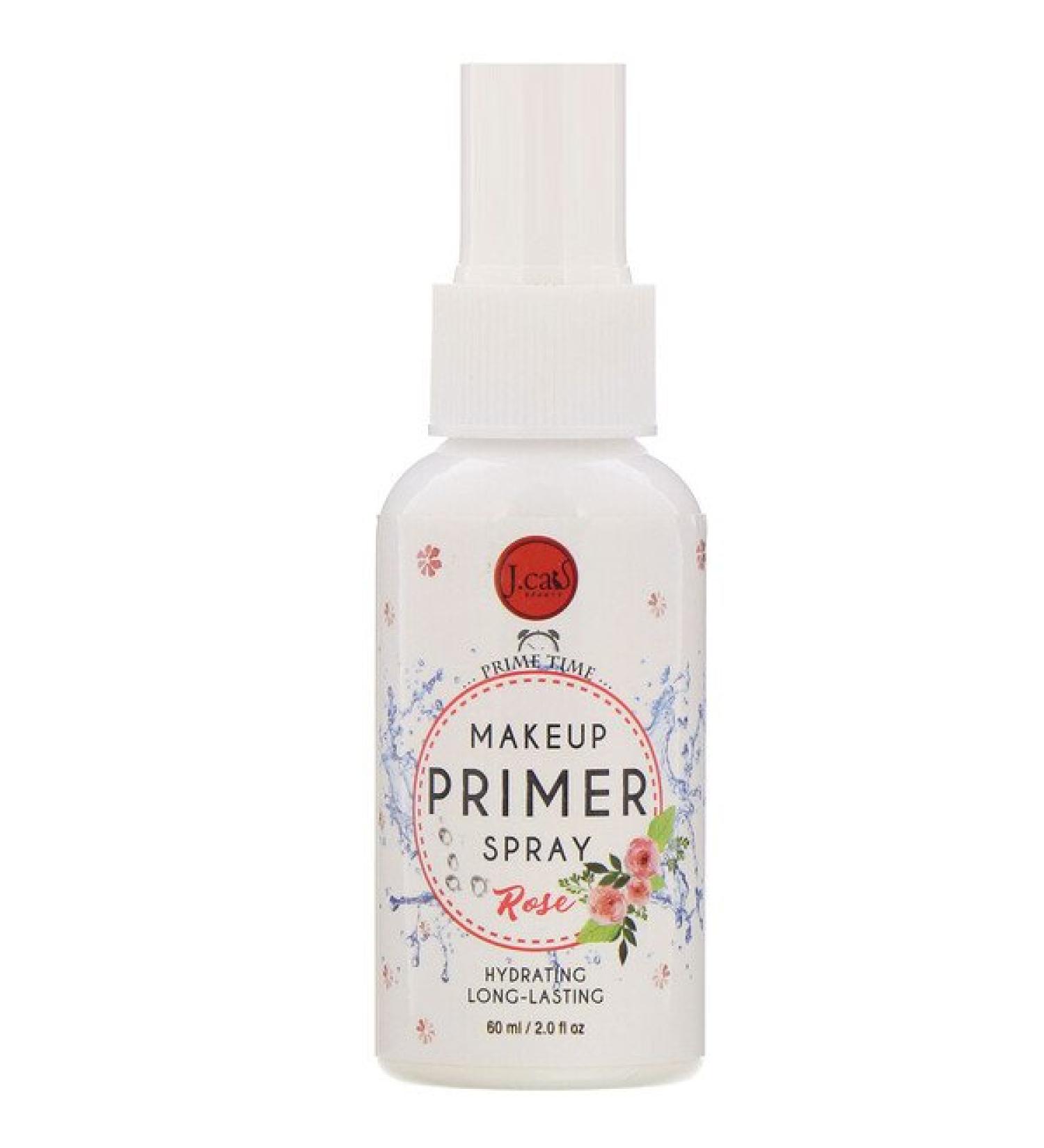 J.Cat Beauty Makeup Primer Spray PS101 Rose 2 fl oz (60 ml)