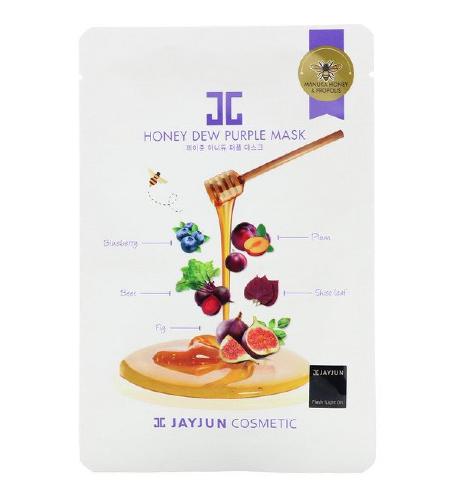 Jayjun Cosmetic Honey Dew Purple Beauty Mask 1 Sheet 25 ml