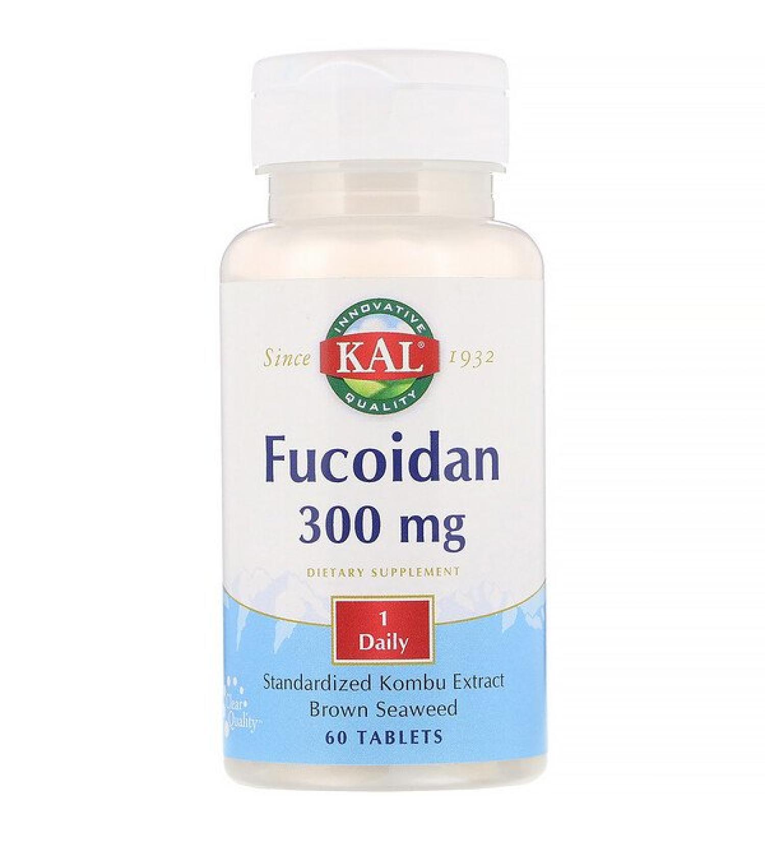 KAL Fucoidan 300 mg 60 Tablets