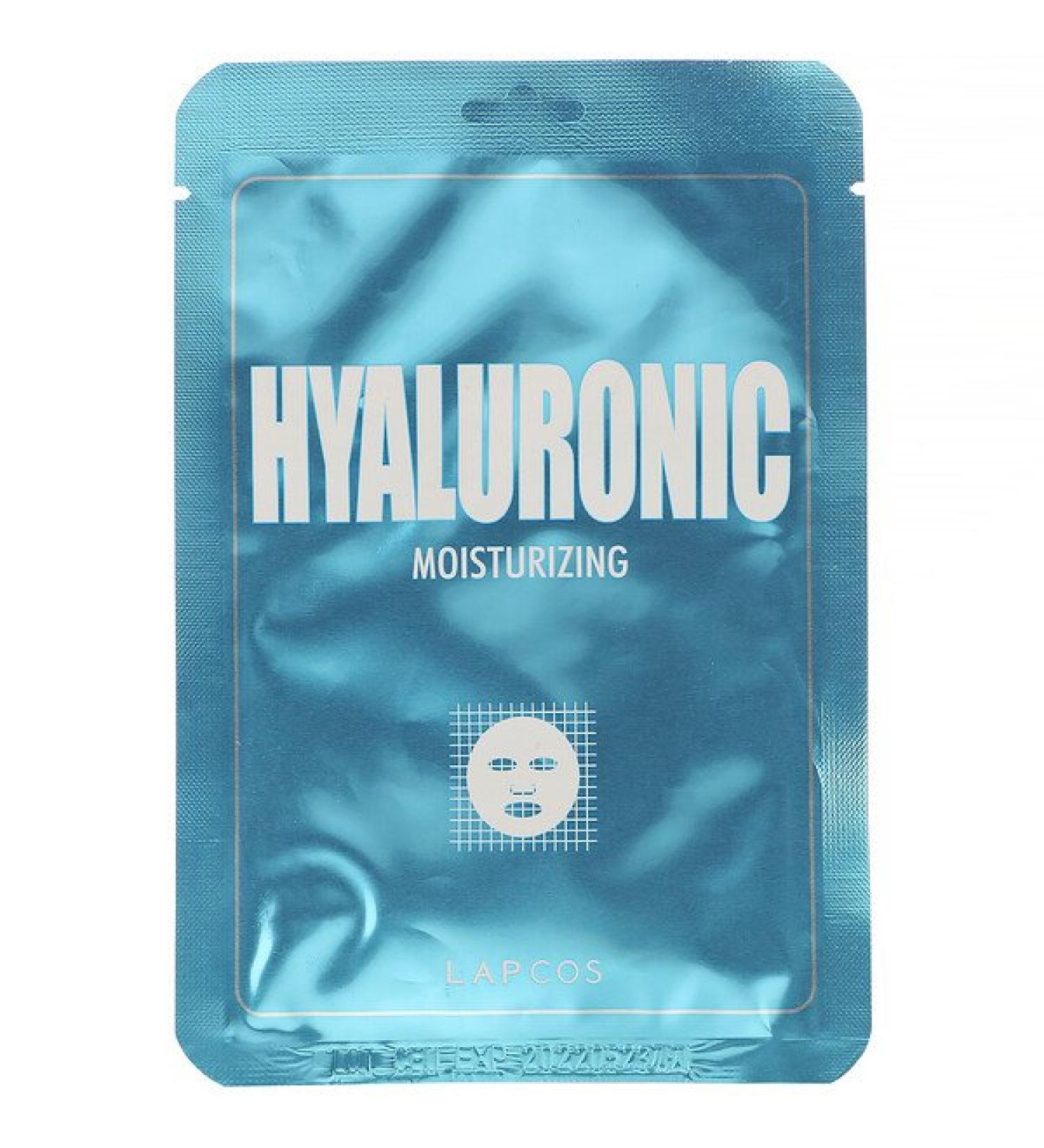 Lapcos Hyaluronic Sheet Beauty Mask Moisturizing 1 Sheet 0.84 fl oz (25 ml)