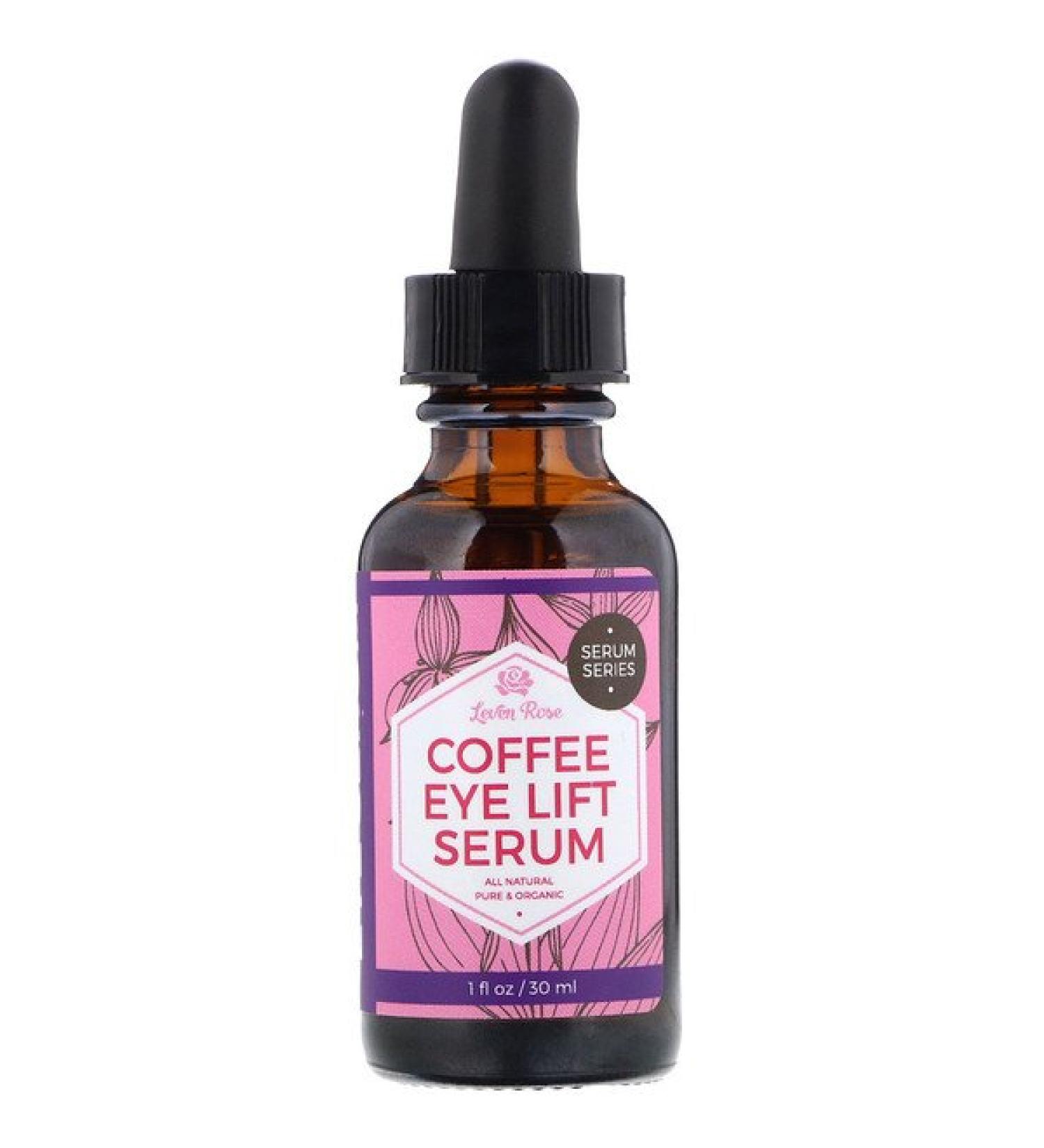 Leven Rose Coffee Eye Lift Serum 1 fl oz (30 ml)