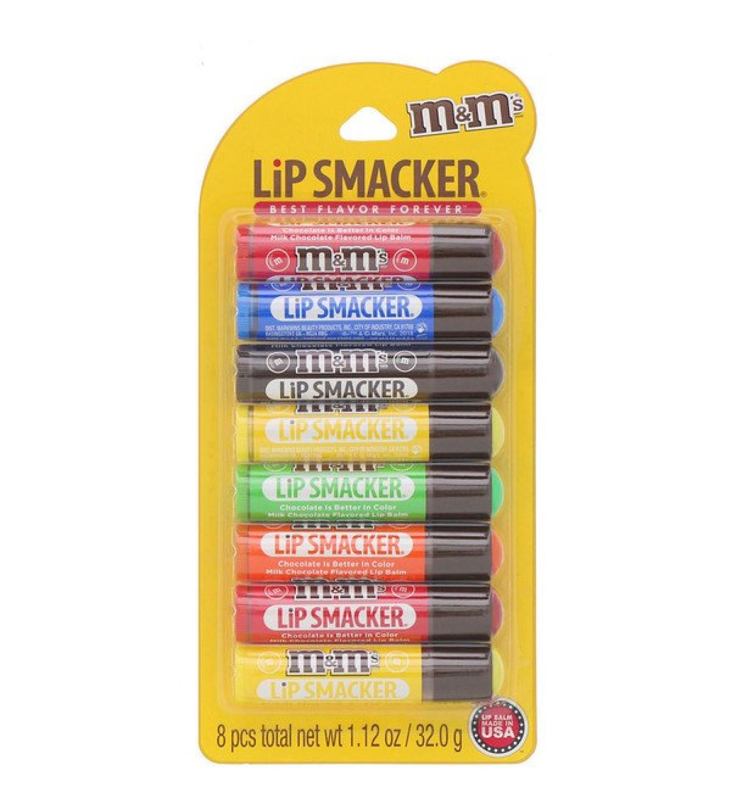 Lip Smacker M&M's Lip Balm Party Pack 8 Pieces