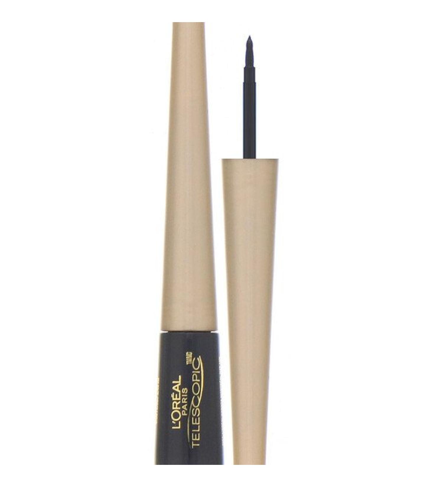 L'Oreal Telescopic Control Tip Liquid Eyeliner 820 Charcoal .08 fl oz (2.45 ml)
