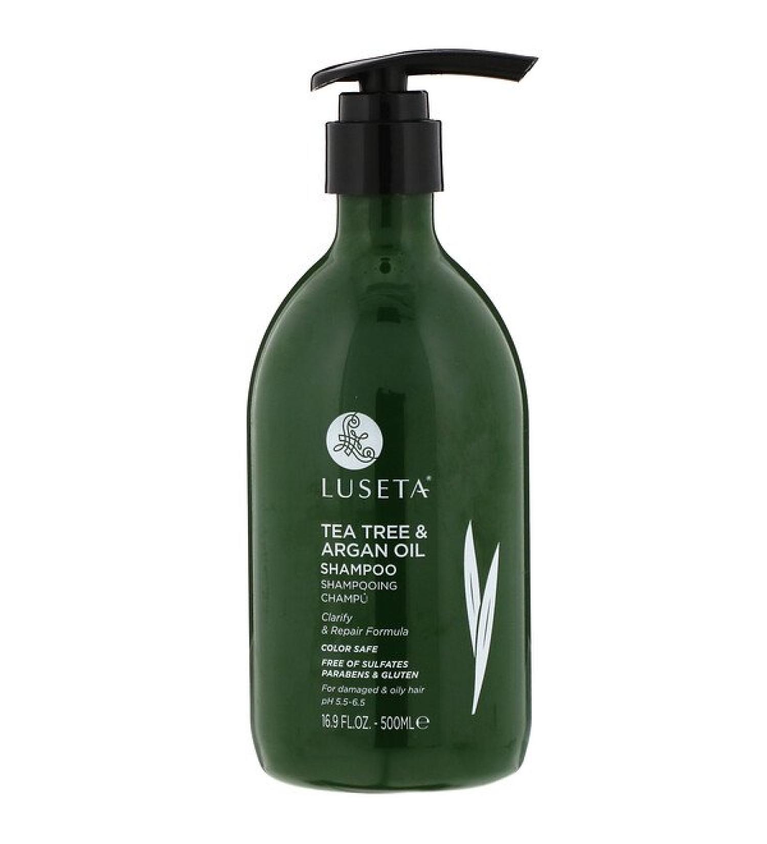 Luseta Beauty Tea Tree & Argan Oil Shampoo 16.9 fl oz (500 ml)