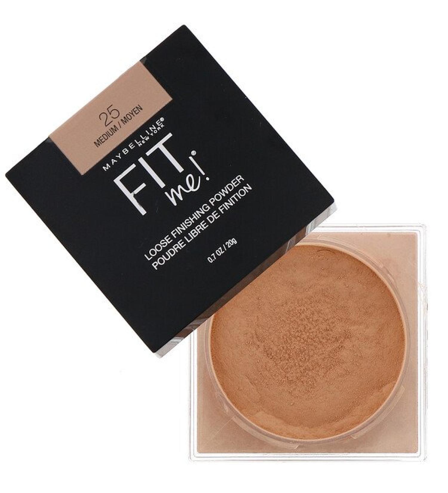 Maybelline Fit Me Loose Finishing Powder 25 Medium 0.7 oz (20 g)