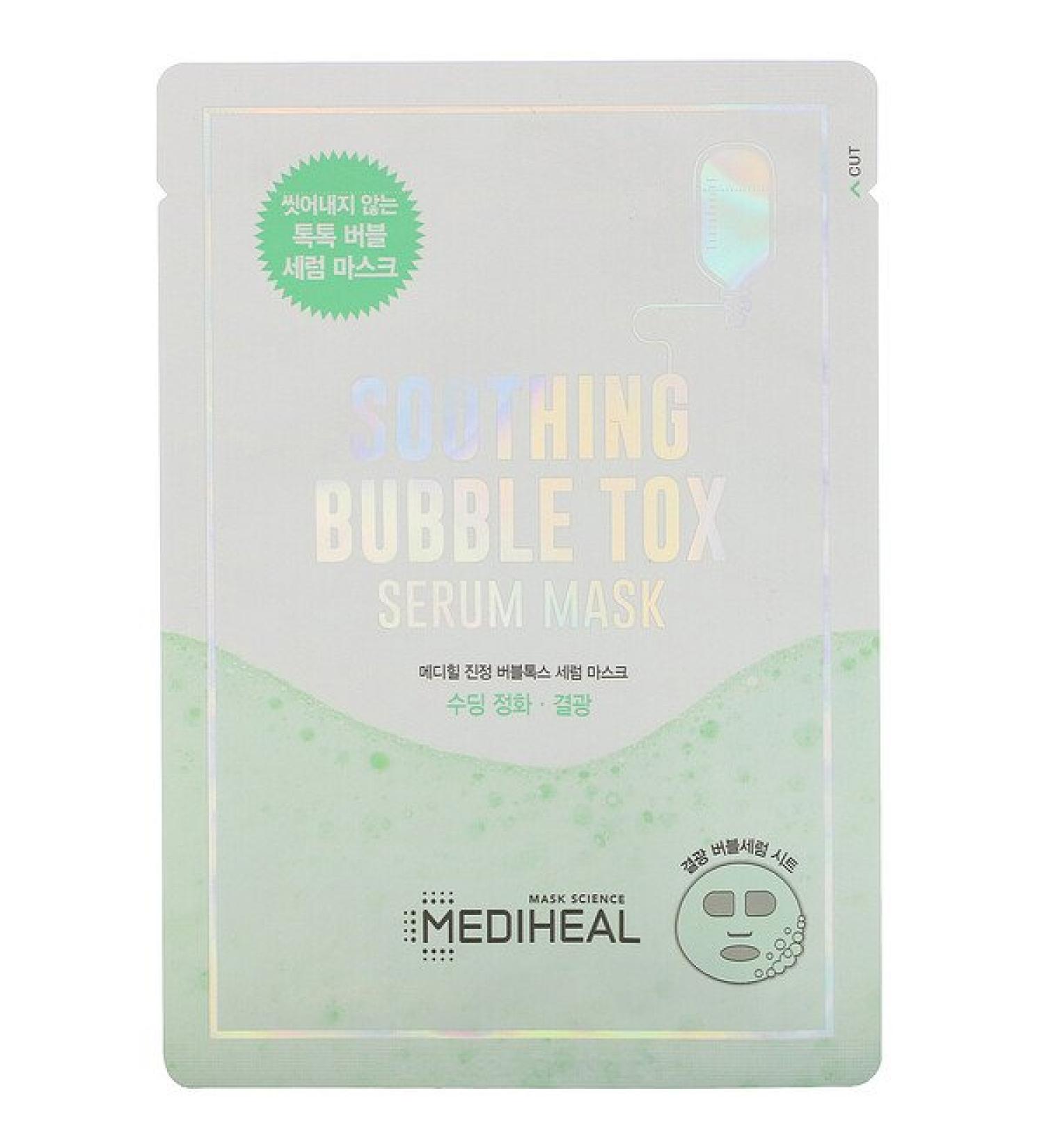 Mediheal Soothing Bubble Tox Serum Beauty Mask  1 Sheet 18 ml