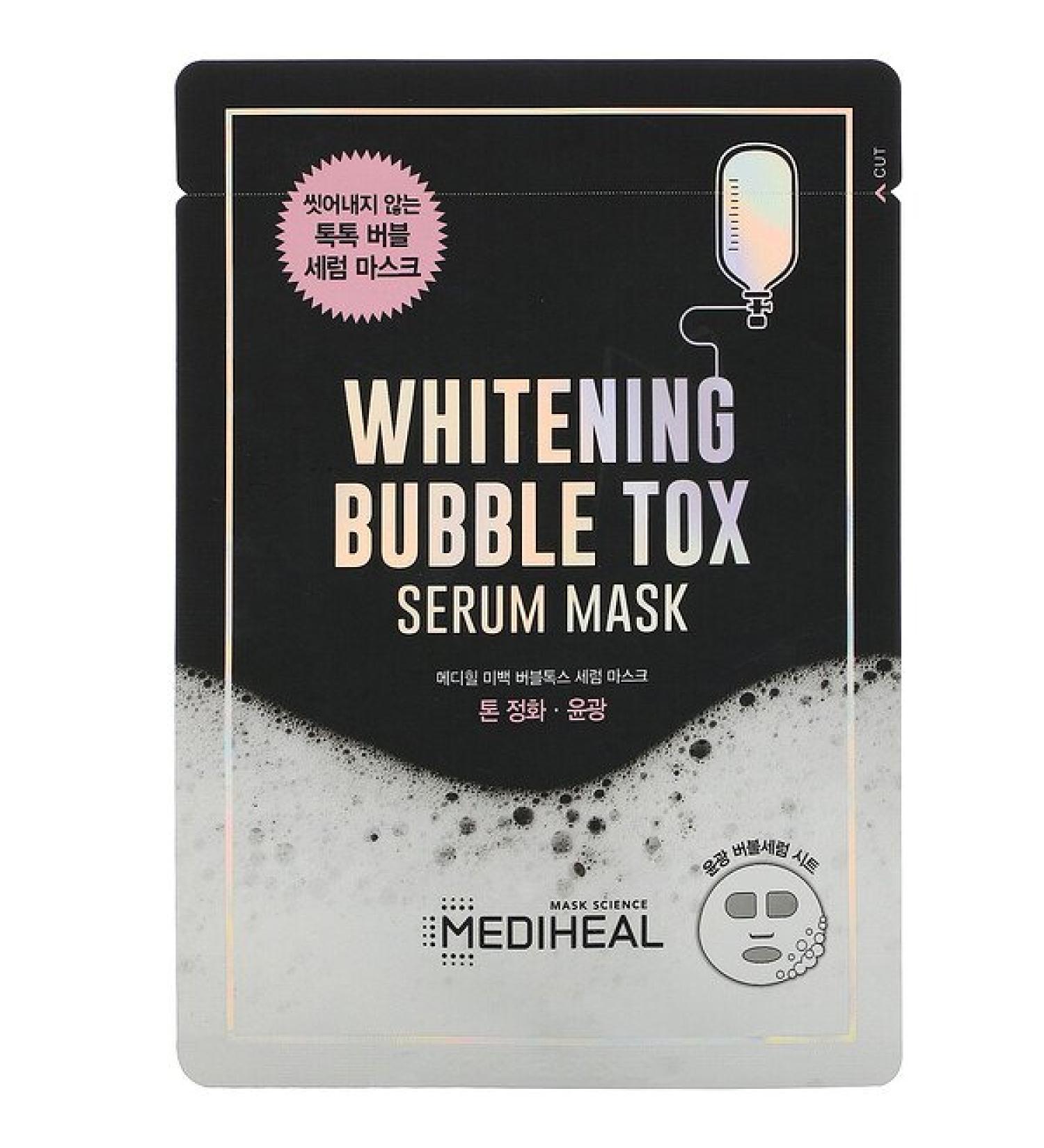 Mediheal Whitening Bubble Tox Serum Beauty Mask 1 Sheet 21 ml